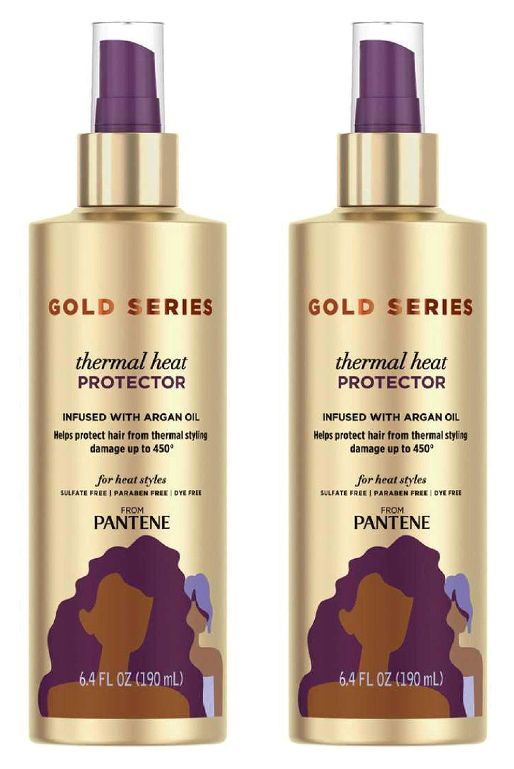 Pantene Gold Series Thermal Heat Protector 6.4 Ounce Pump (Pack of 2)