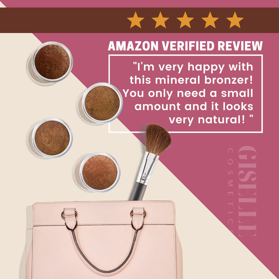 Bronzer Makeup Powder | Mocha Magic | Bronzer For Face | Pure, Non-Diluted Loose Powder Mineral Make Up | Contour Highlight Blush Palette | Contouring Makeup Products | Facial Contouring