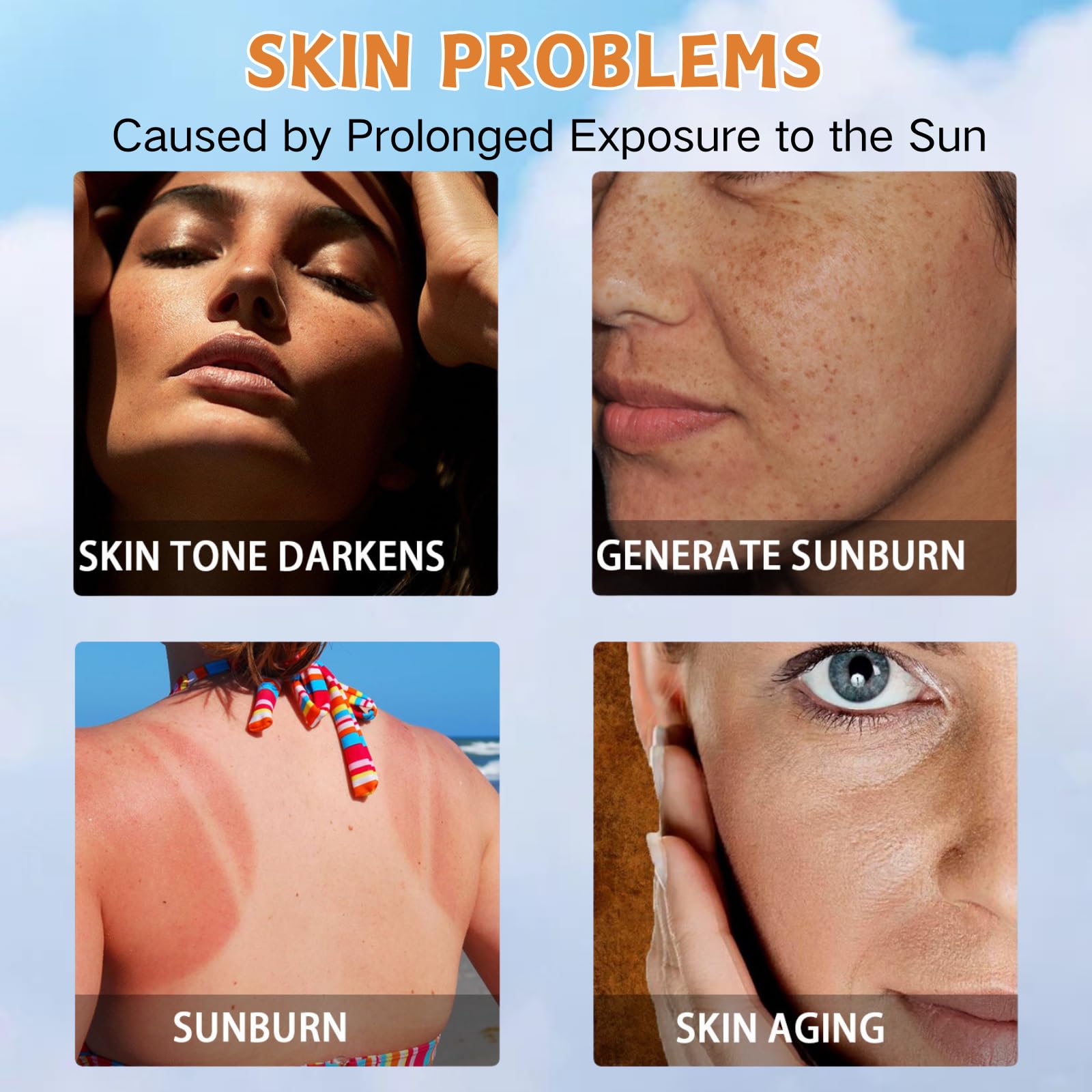 Spf 100 Face Sunscreen Moisturizer - Travel Size Sunblock - Oil Free Facial Sun Screen - Sun Screen Protector for Face & Body - Non-Greasy,No White Cast Waterproof Sunscreen Lotion -Dry Oily Skincare