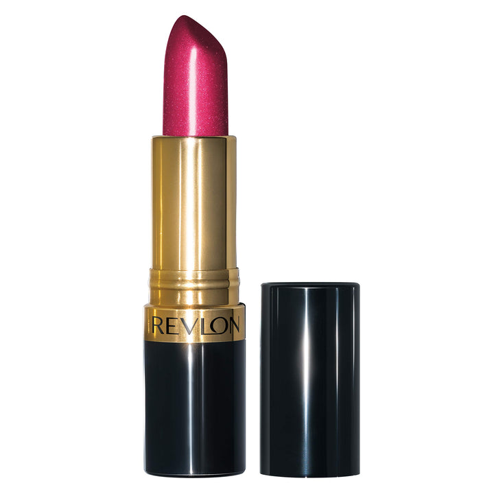 Revlon Super Lustrous Lipstick, Creamy Formula For Soft, Fuller-Looking Lips, Moisturized Feel, 657 Fuchsia Fusion, 0.15 oz