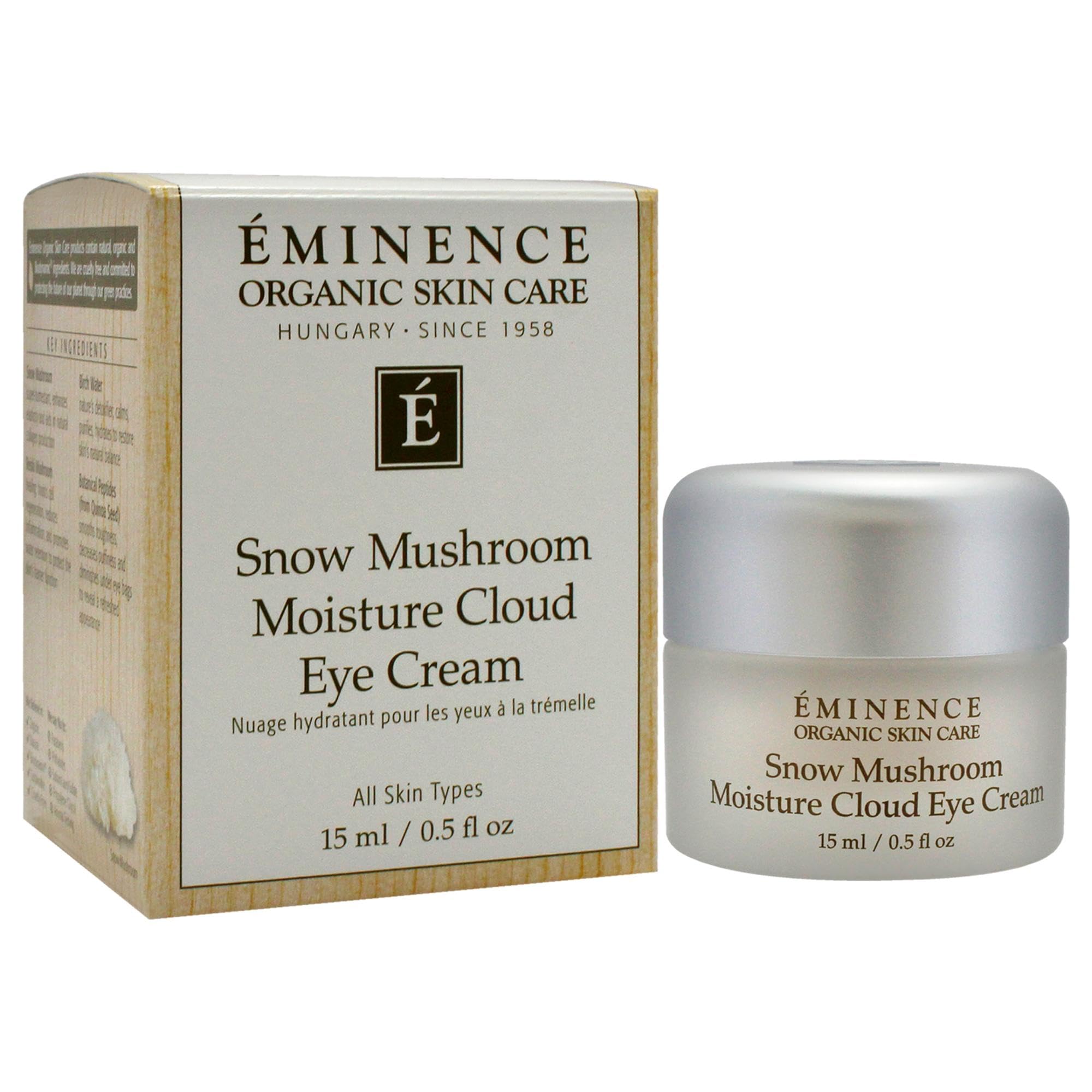 Eminence Organic Snow Mushroom Moisture Cloud Eye Cream 0.5 oz