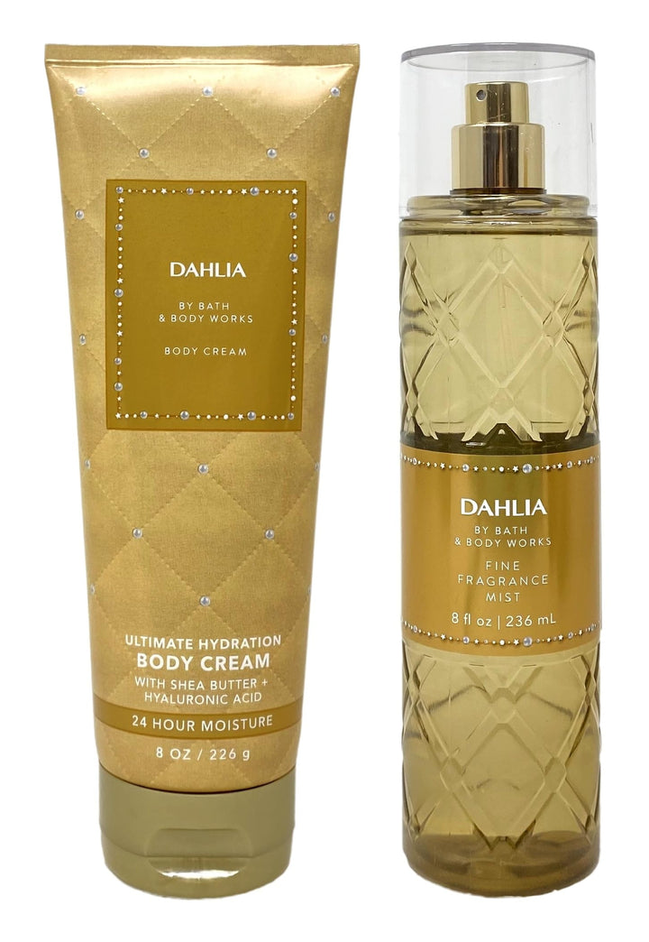 Dahlia - Ultra Shea Body Cream and Fine Fragrance Mist - Fall 2020 - Bath and Body Works