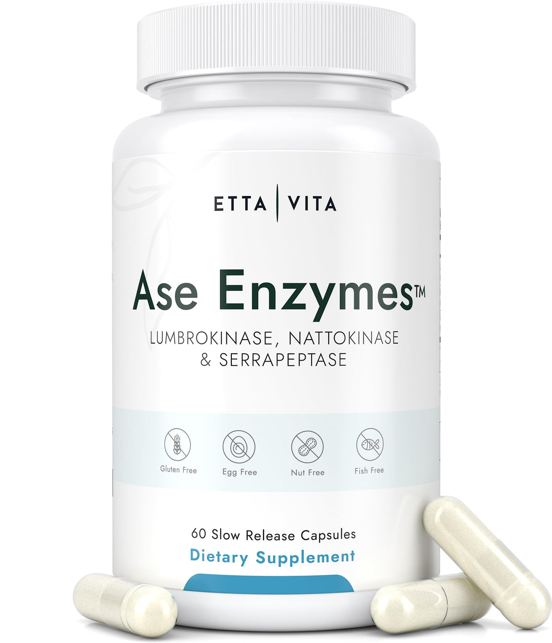 Potent Nattokinase 4000 FU Serrapeptase 240000 SPU Lumbrokinase 2000 FU Supplement - Proteolytic Enzymes Capsules for Energy Support, Digestion, Detox, Cognition & Gut Health for Men & Women