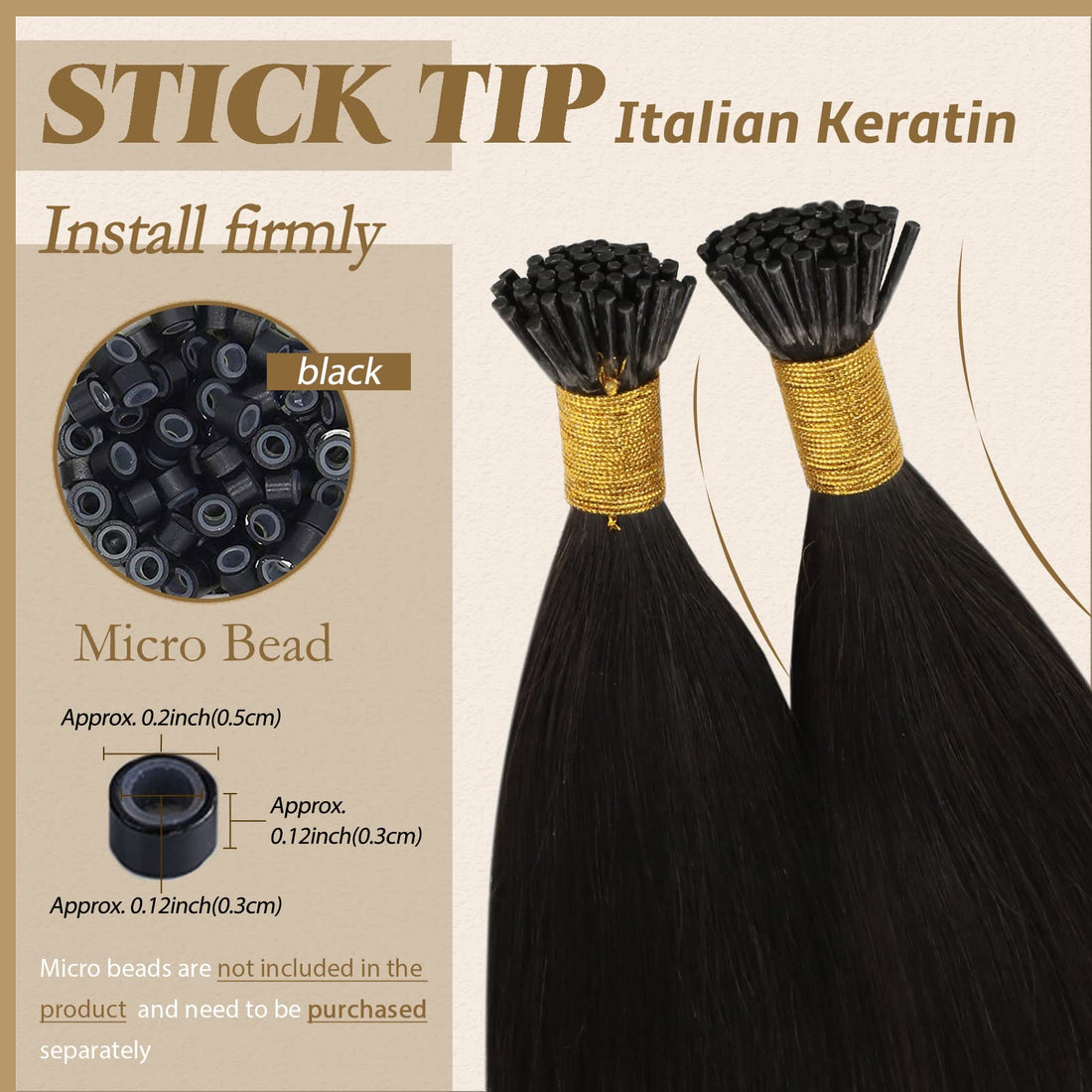 22, 2: Youngsee 22 Inch Remy Straight I Tip Human Hair Extensions Pre Bonded Keratin Hair 1G/Strand #2 Darkest Brown Stick Tip Extensions Human Hair 50G Per Package