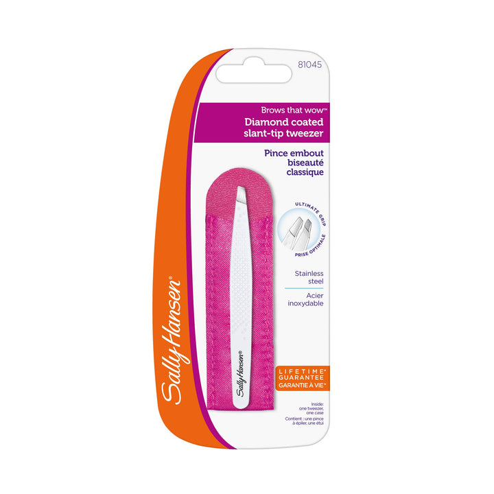Sally Hansen Beauty Tools, Brows That Wow-Diamond Coated Slant Tip Tweezer
