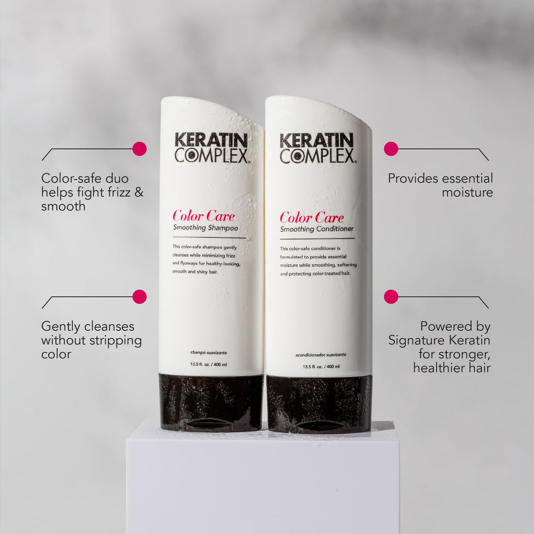 Keratin Complex - KCEXPRESS Treatment Aftercare Kit - 13.5 fl oz Color Care Shampoo, 13.5 fl oz, Color Care Conditioner 13.5 fl oz, Keratin Obsessed