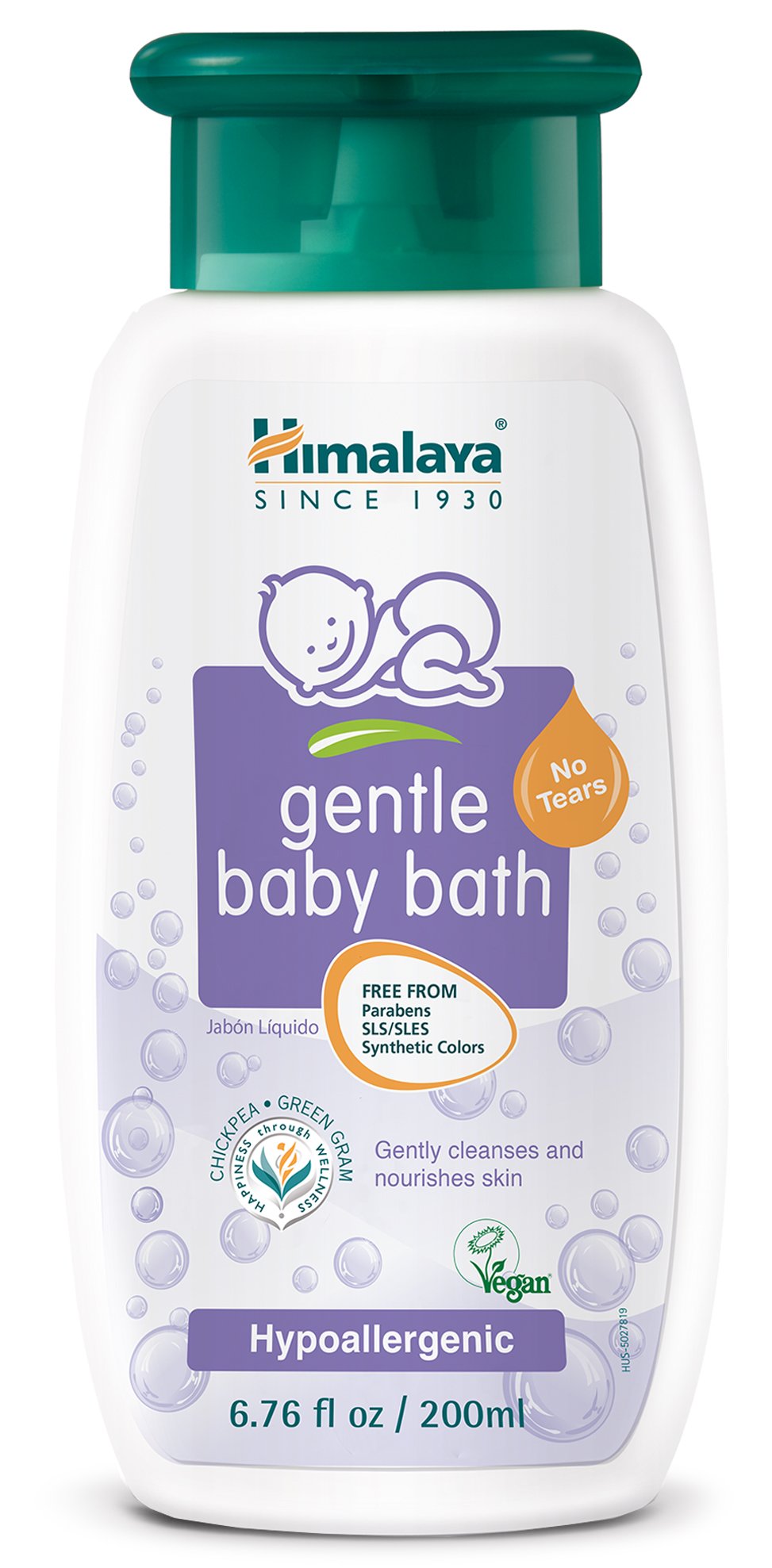 Himalaya Herbal Healthcare Gentle Baby Bath, 6. 76 Fluid Ounce (3 PACK)