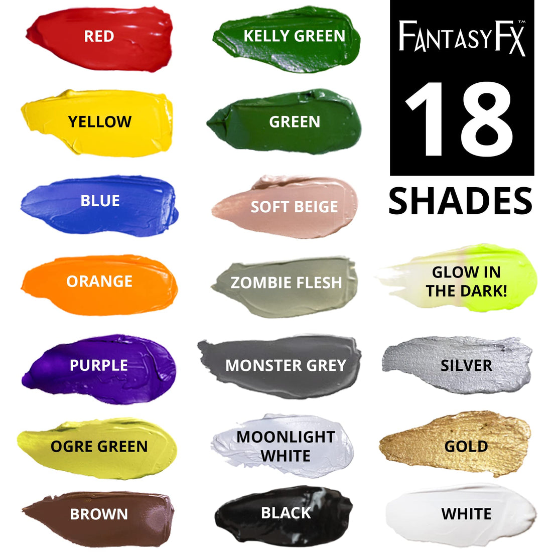 Mehron Glow in Dark Fantasy FX Make Up Kit