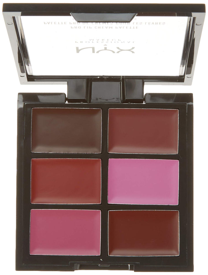 Nyx Professional Makeup Pro Lip Cream Palette, the Plums, 9g