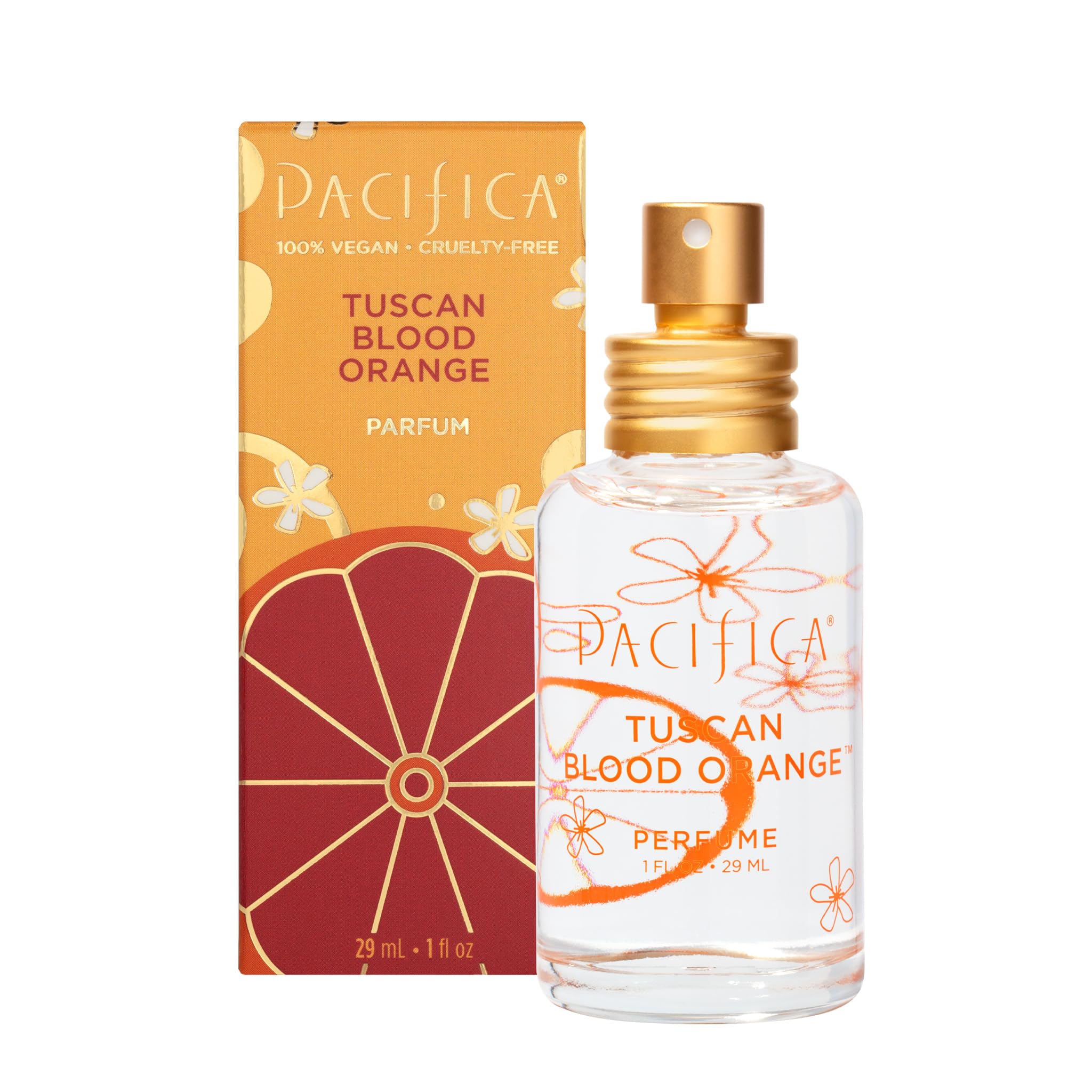 Pacifica Beauty Spray Perfume, Tuscan Blood Orange, 1 Fluid Ounce