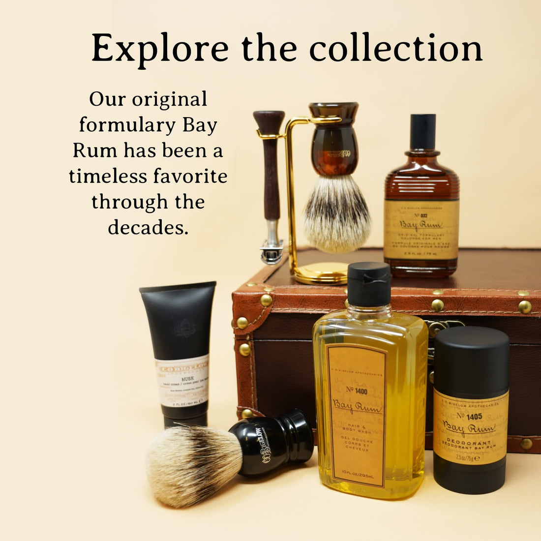 C.O. Bigelow Bay Rum Scented Deodorant Stick for Men