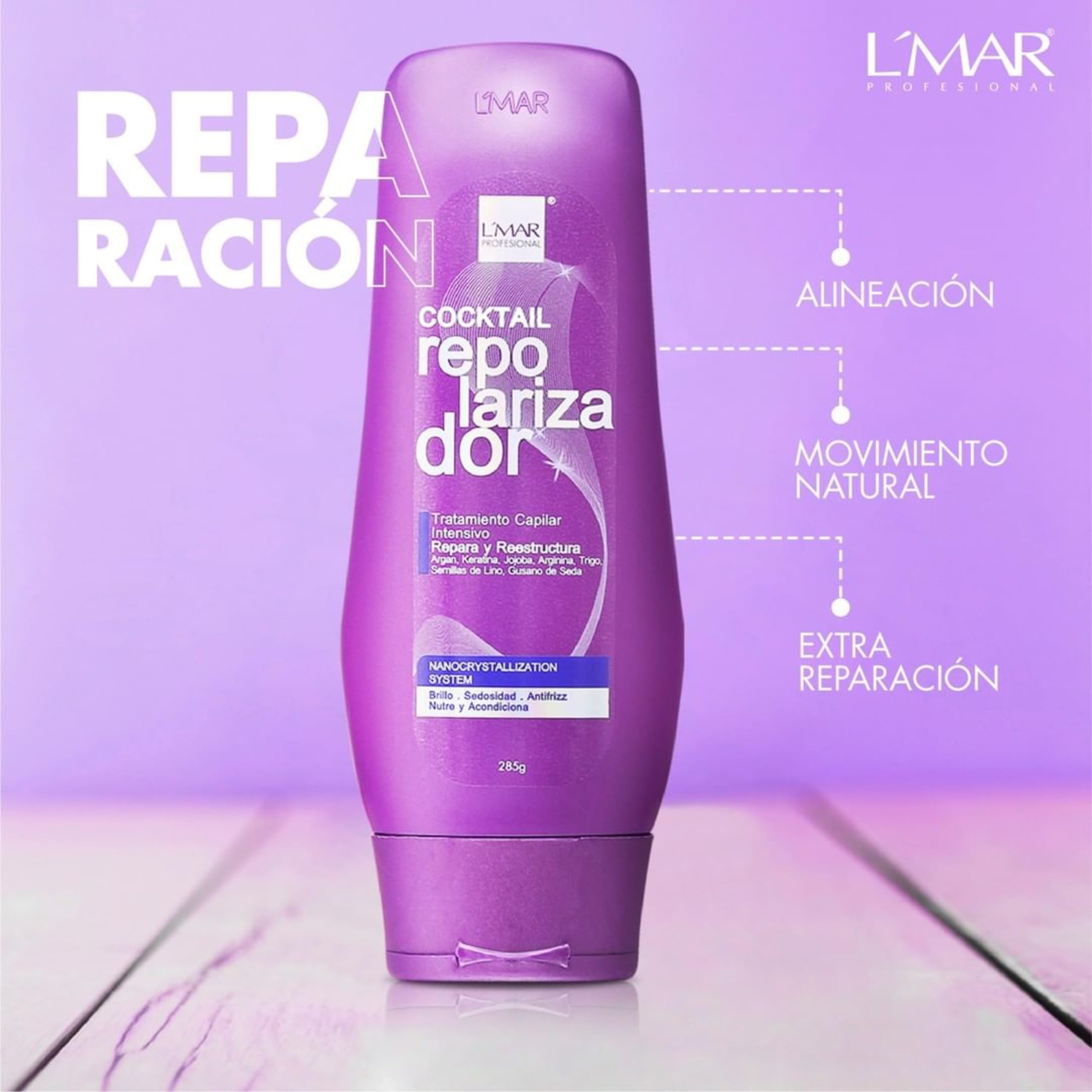 Repolarizador Lmar - Repolarizer L'mar - Nutrients for the Hair 9oz (285grs)