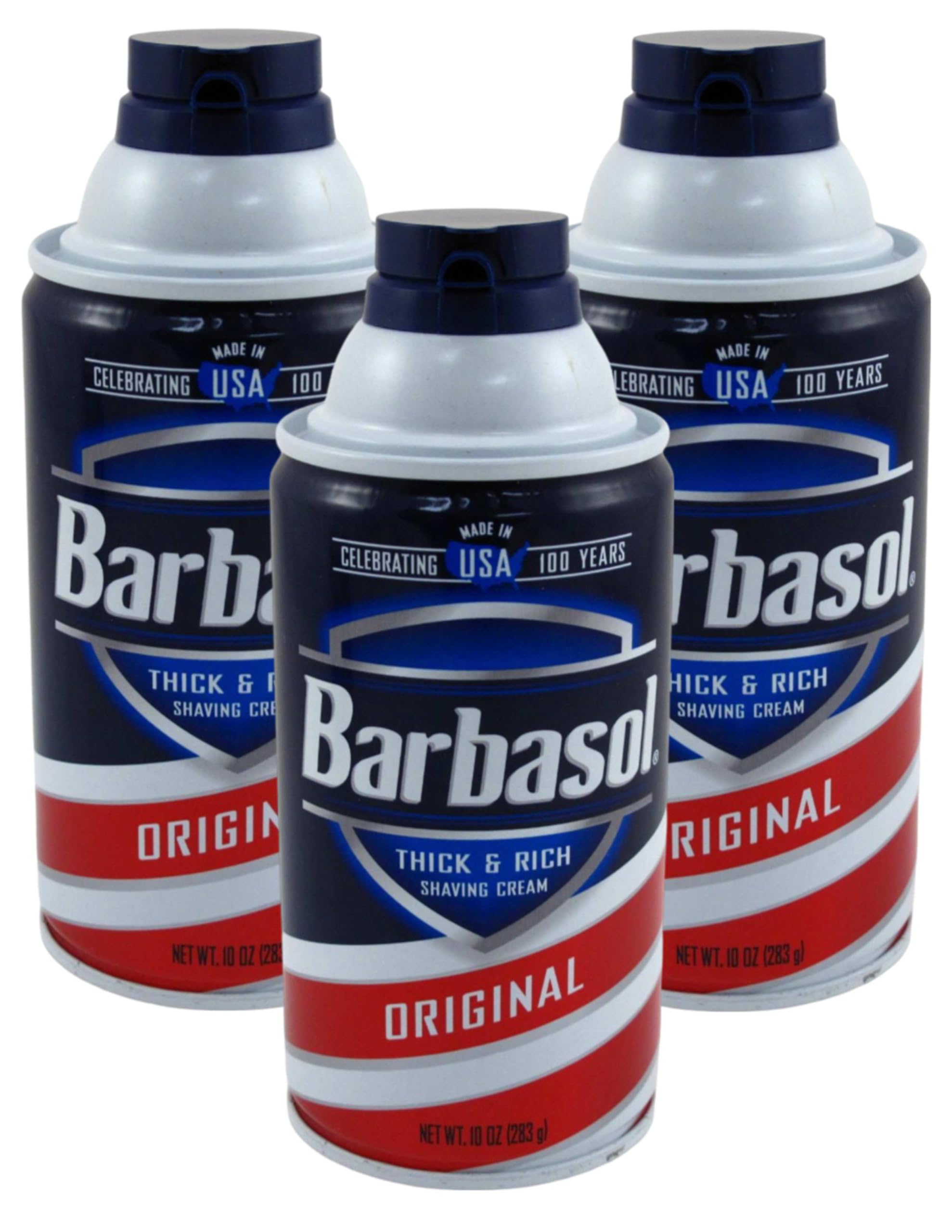 Barbasol Beard Buster Shaving Cream, Thick & Rich, Original - 10 oz. (Pack of 3)