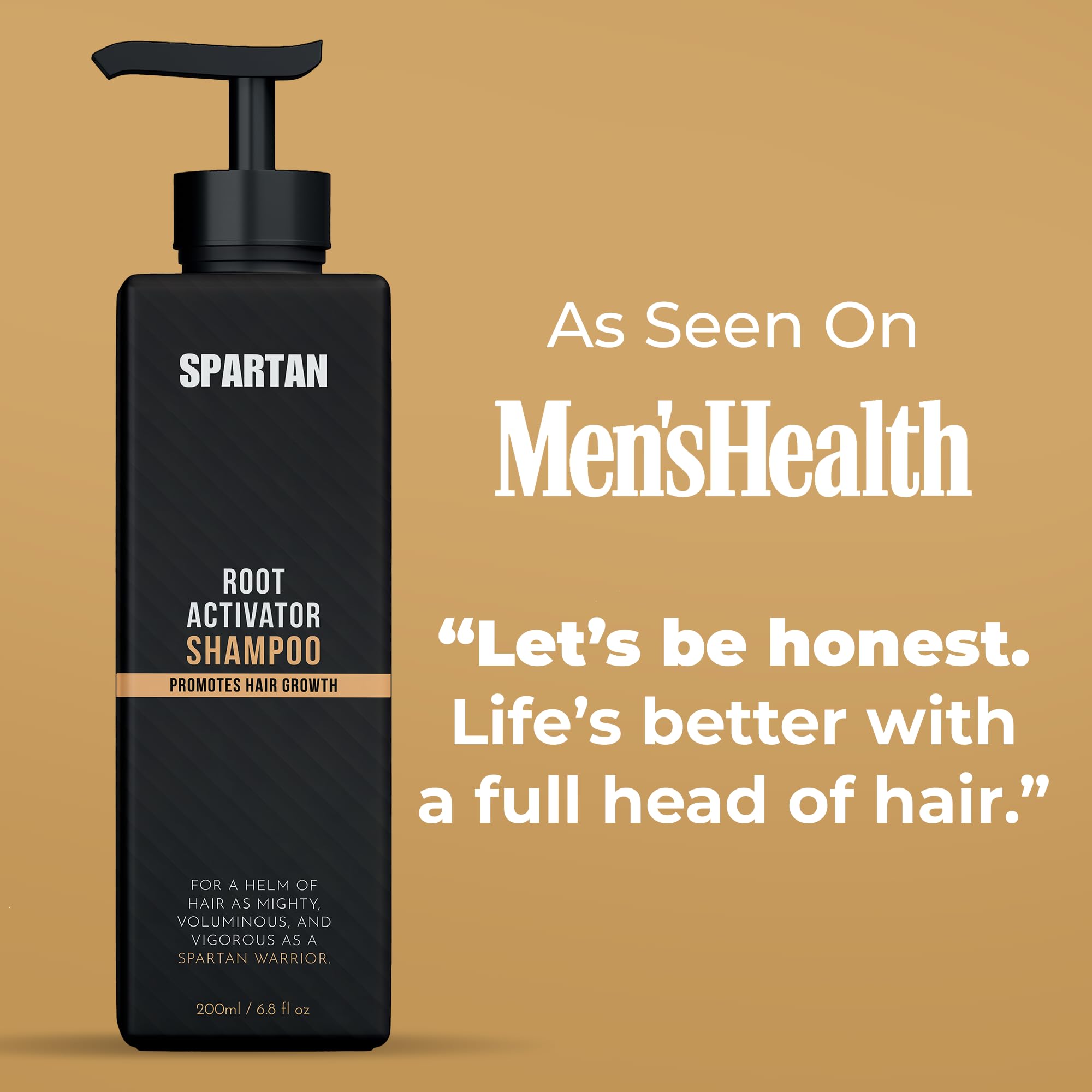 SPARTAN™ Root Activator Shampoo For Men - Hair Growth Shampoo for Hair Loss and Thinning Hair