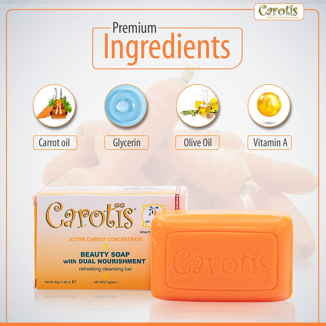 Carotis Beauty Soap With Dual Nourishment