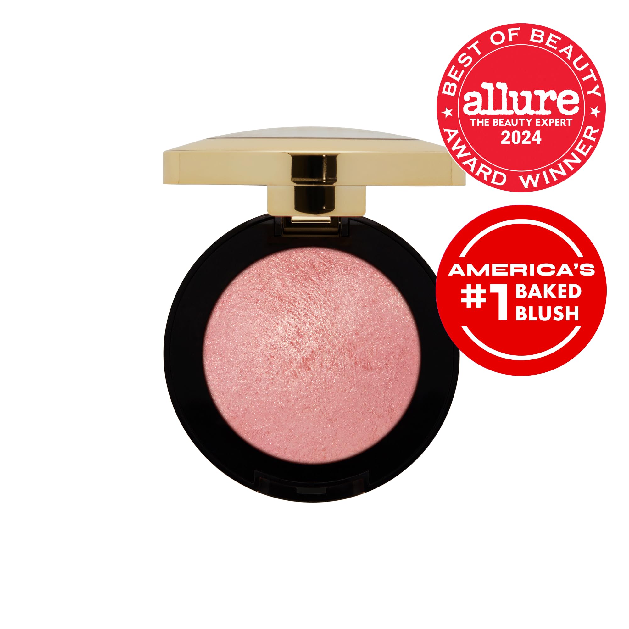 Milani Baked Blush - Corallina (0.12 Ounce) Cruelty-Free Powder Blush - Shape, Contour & Highlight Face for a Shimmery or Matte Finish
