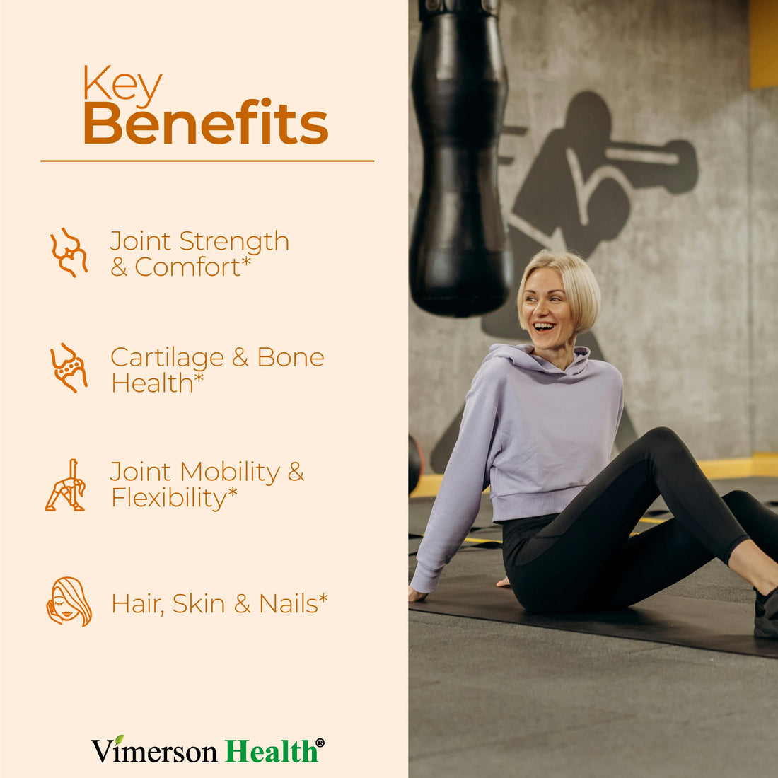 Glucosamine Chondroitin MSM with Vitamin D3, Boswellia, & Bromelain - Bone and Joint Support Supplement for Active Women & Men to Support Hair, Skin, Nails, Strong Bones, & Immune Health. 120 Tablets