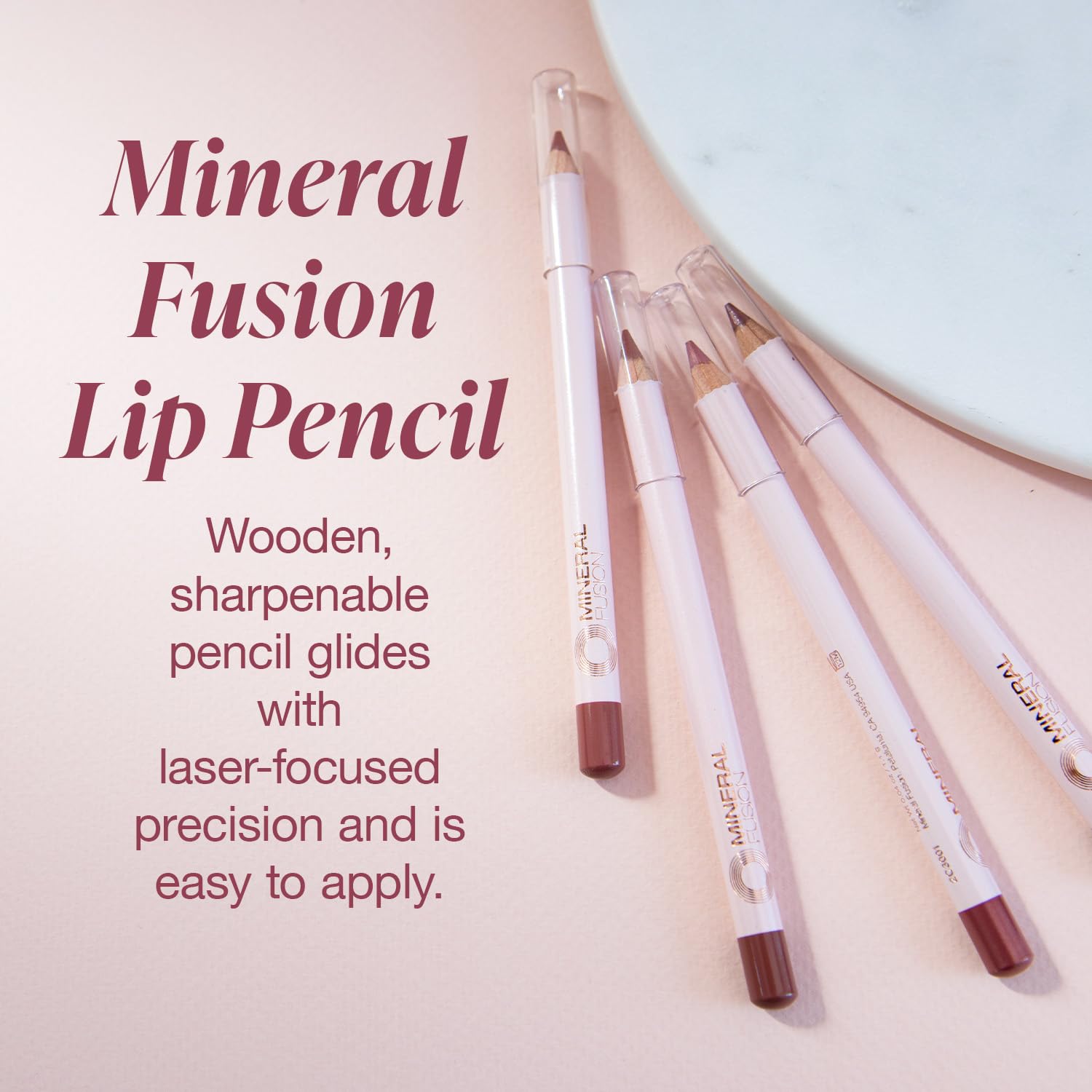 Mineral Fusion Lip Liner Pencil Burnish By Mineral Fusion, 0.04 oz