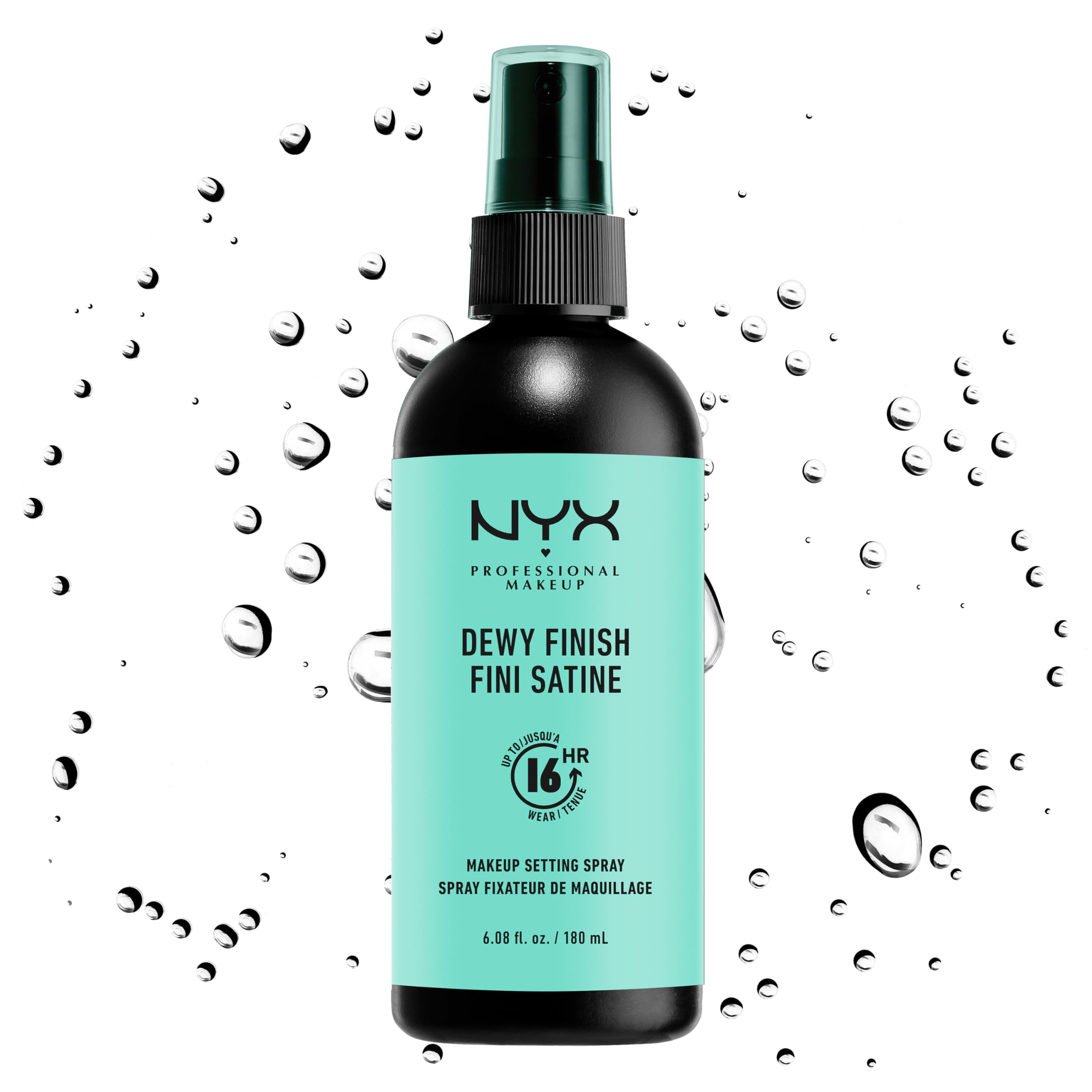 NYX PROFESSIONAL MAKEUP Makeup Setting Spray - Dewy Finish JUMBO Size, Long-Lasting Vegan Formula