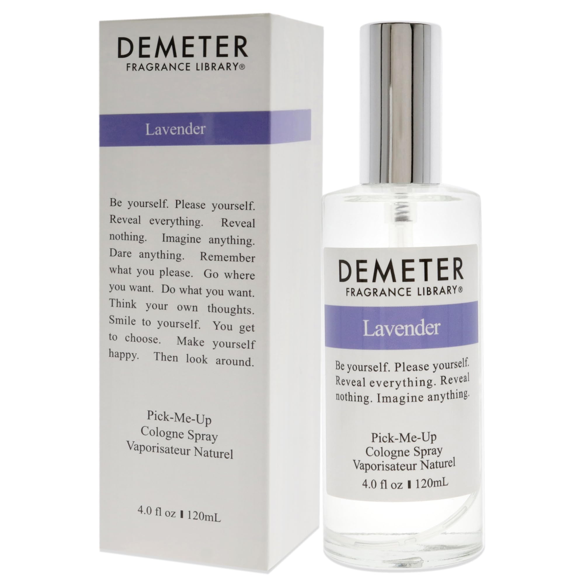 Demeter Unisex Cologne Spray, Lavender, 4 Ounce
