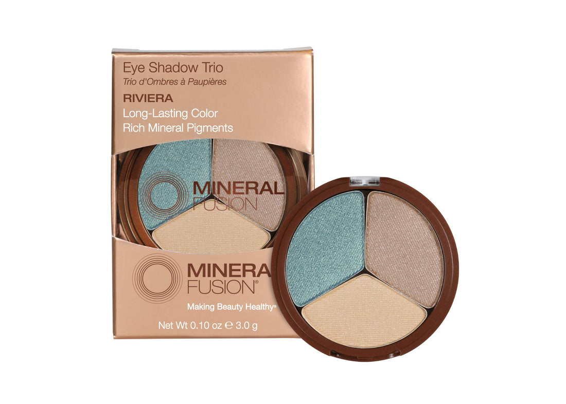 Mineral Fusion Eye Shadow Trio, Riviera, 0.1 Ounce (Packaging May Vary)