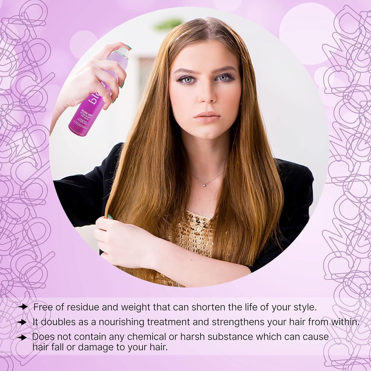 blowpro After Blow Strong Hold Finishing Spray, 10 oz.