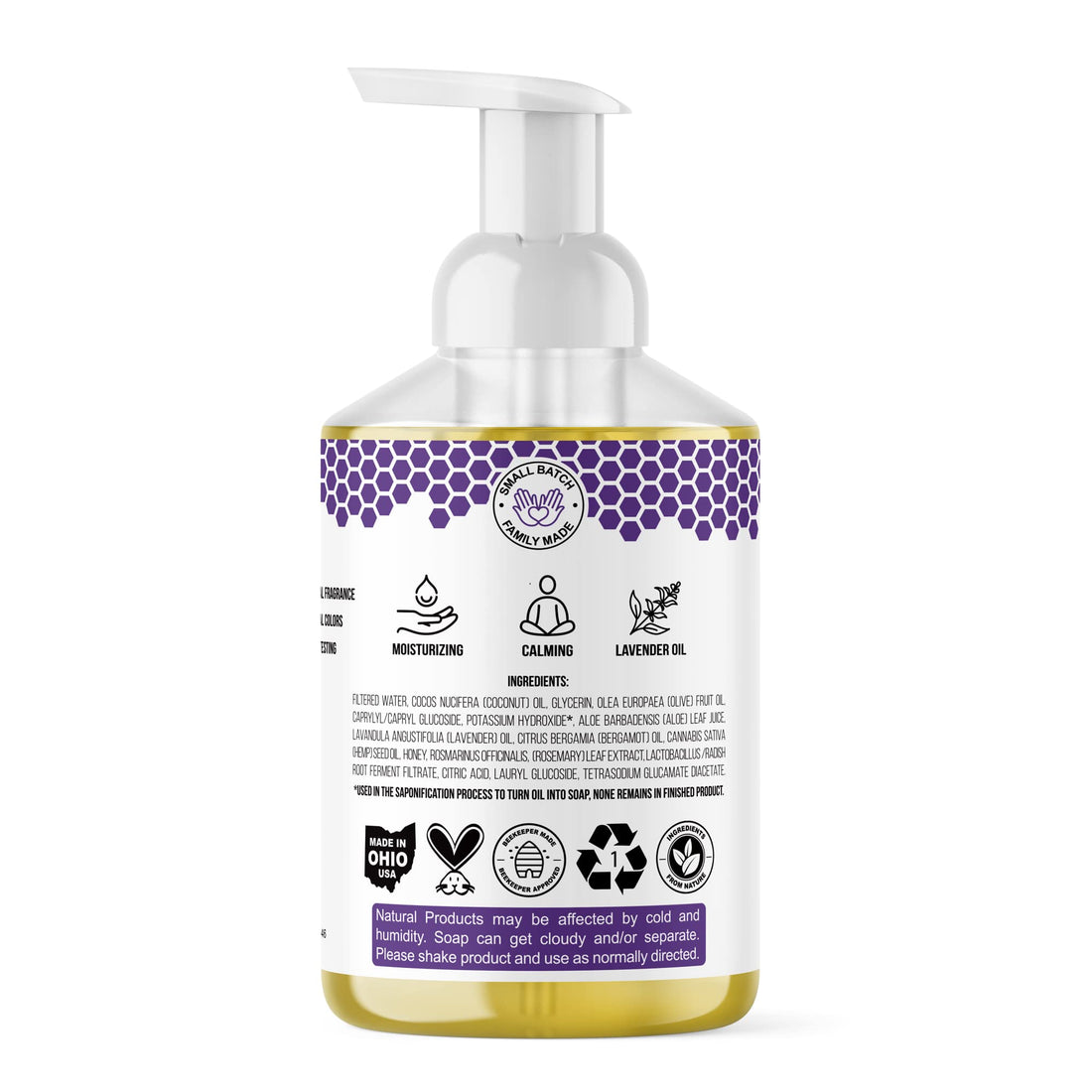 Lavender , 32 Ounce : Beessential Foaming Hand Soap 2 Pack, Lavender, 32 Ounce