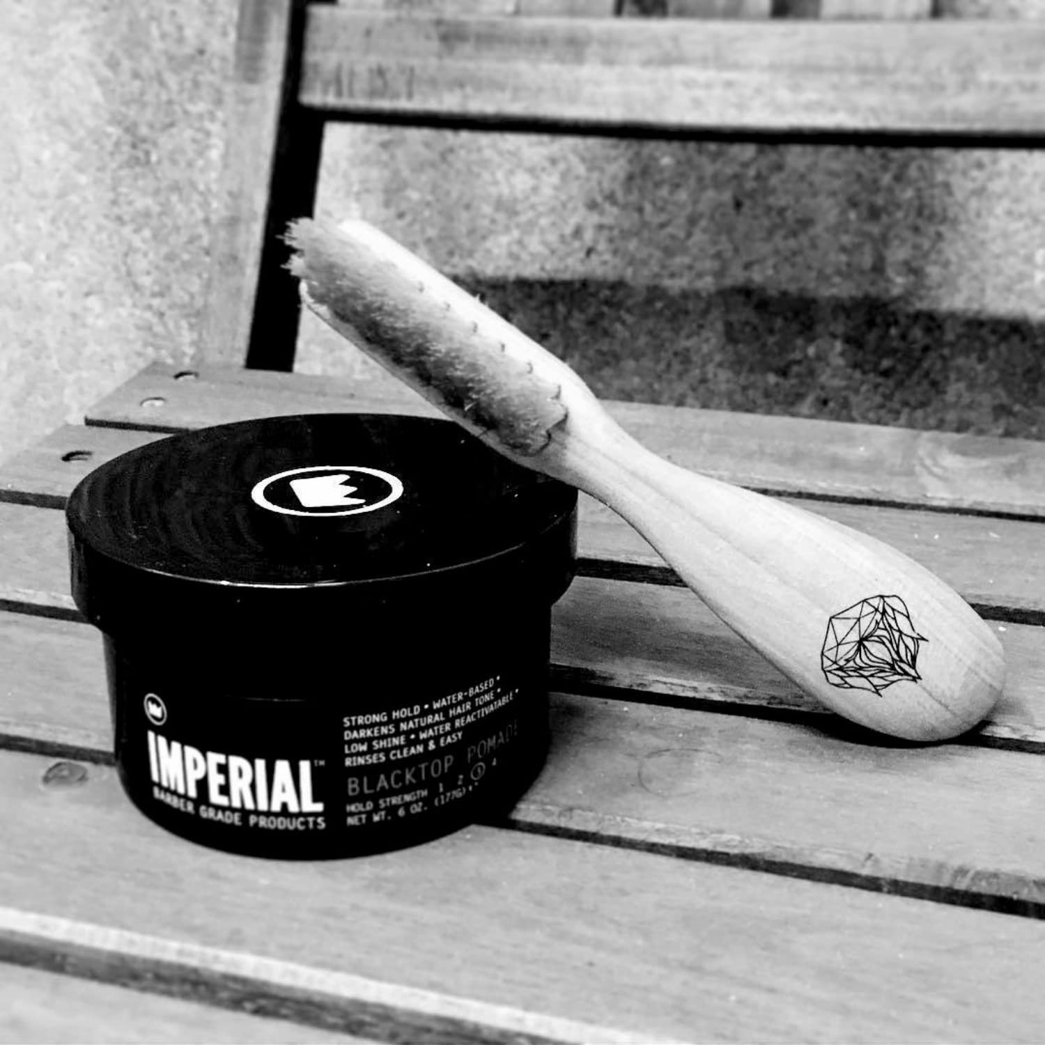 Imperial Barber Pomade, Blacktop, 2 oz.