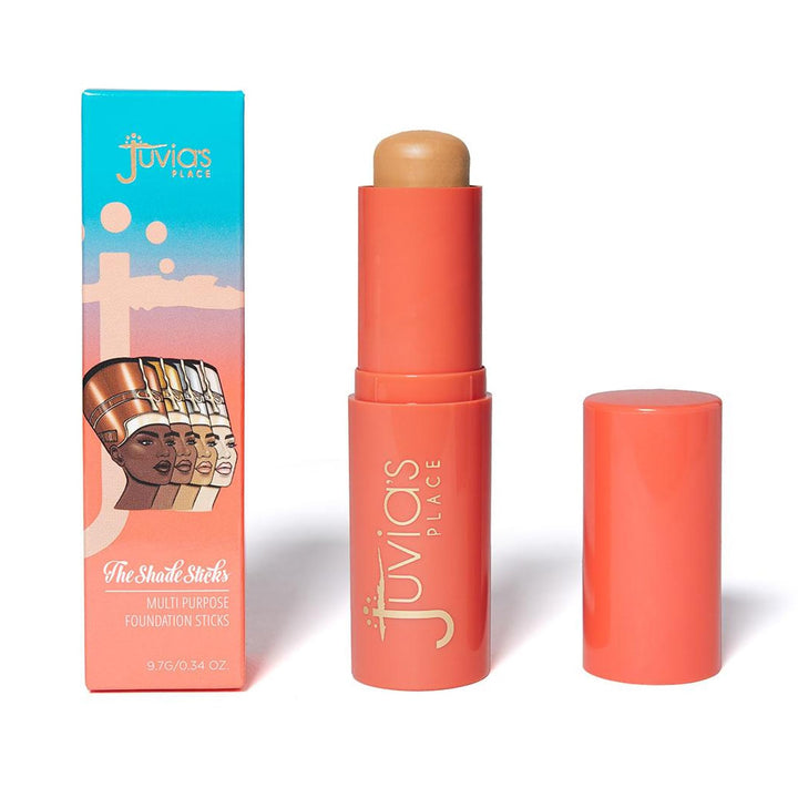 Juvia's Place Shade Stick Foundation, Concealer, Contour, Manila, Medium w/Olive Undertone, .34 oz