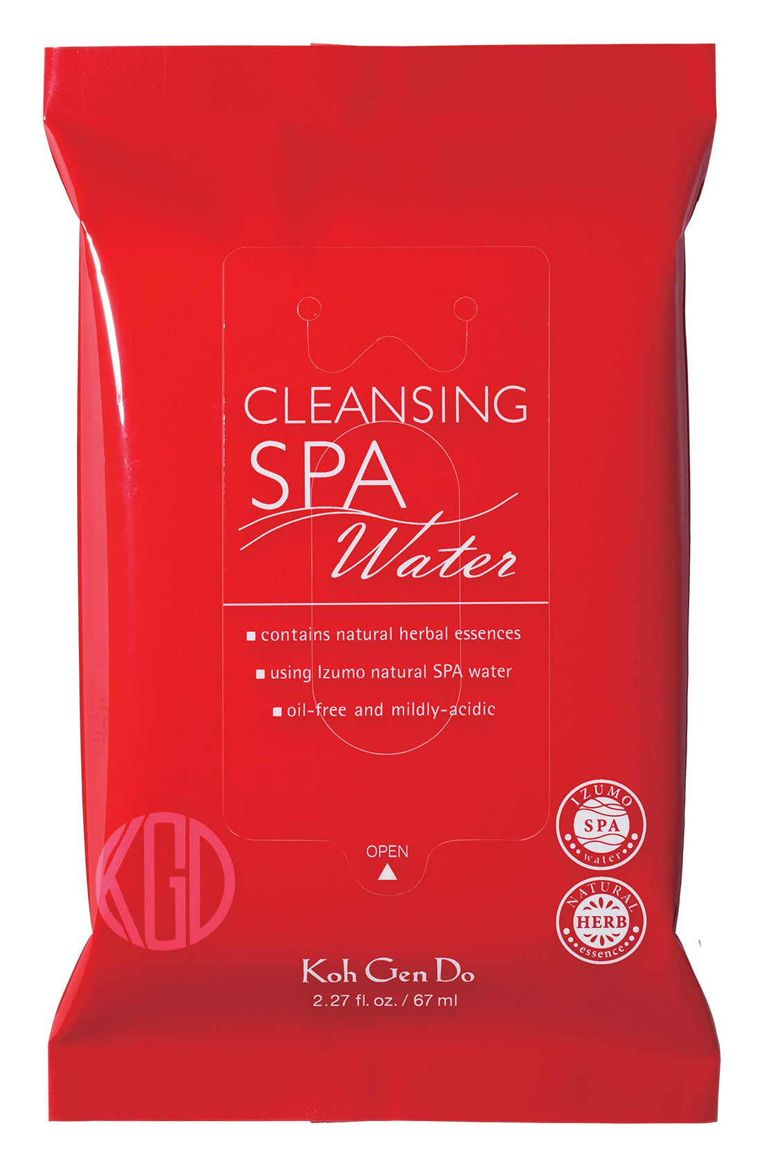 Koh Gen Do Spa Cleansing Water Cloth, Unscented, 10 ct.