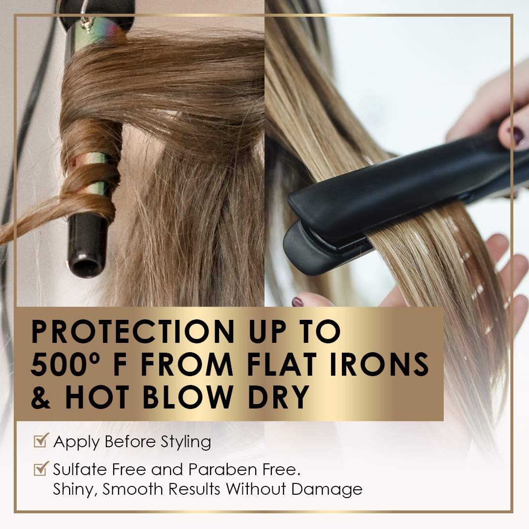 ThickTails Hair Thickening Spray 3.4oz - Get Thicker Hair in Seconds. Hair Thicken Tonic Products for Women. With Caffeine, Keratin for Root Growth. Volumizer Texturizing Styling Hairspray for Volume