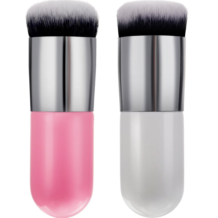 Boao 2 Pieces Foundation Brush Flat Cream Makeup Brushes Cosmetic Make-Up Brush