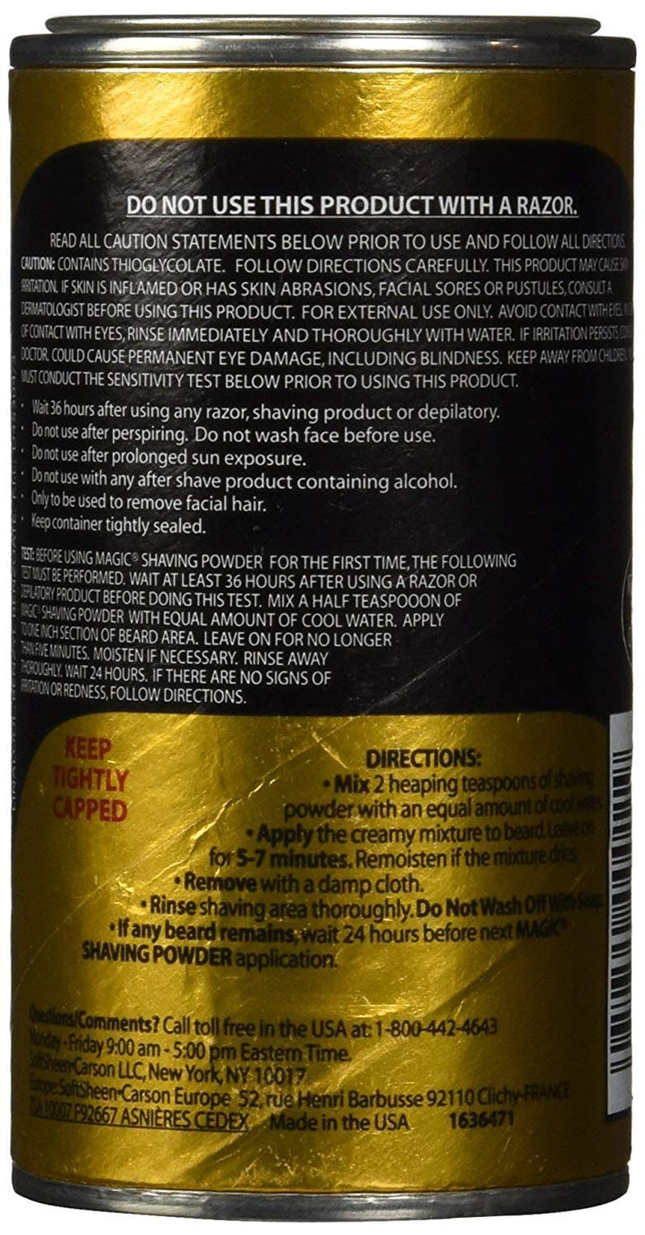 Magic Shave Shaving Powder Gold-5 oz, 3 pk