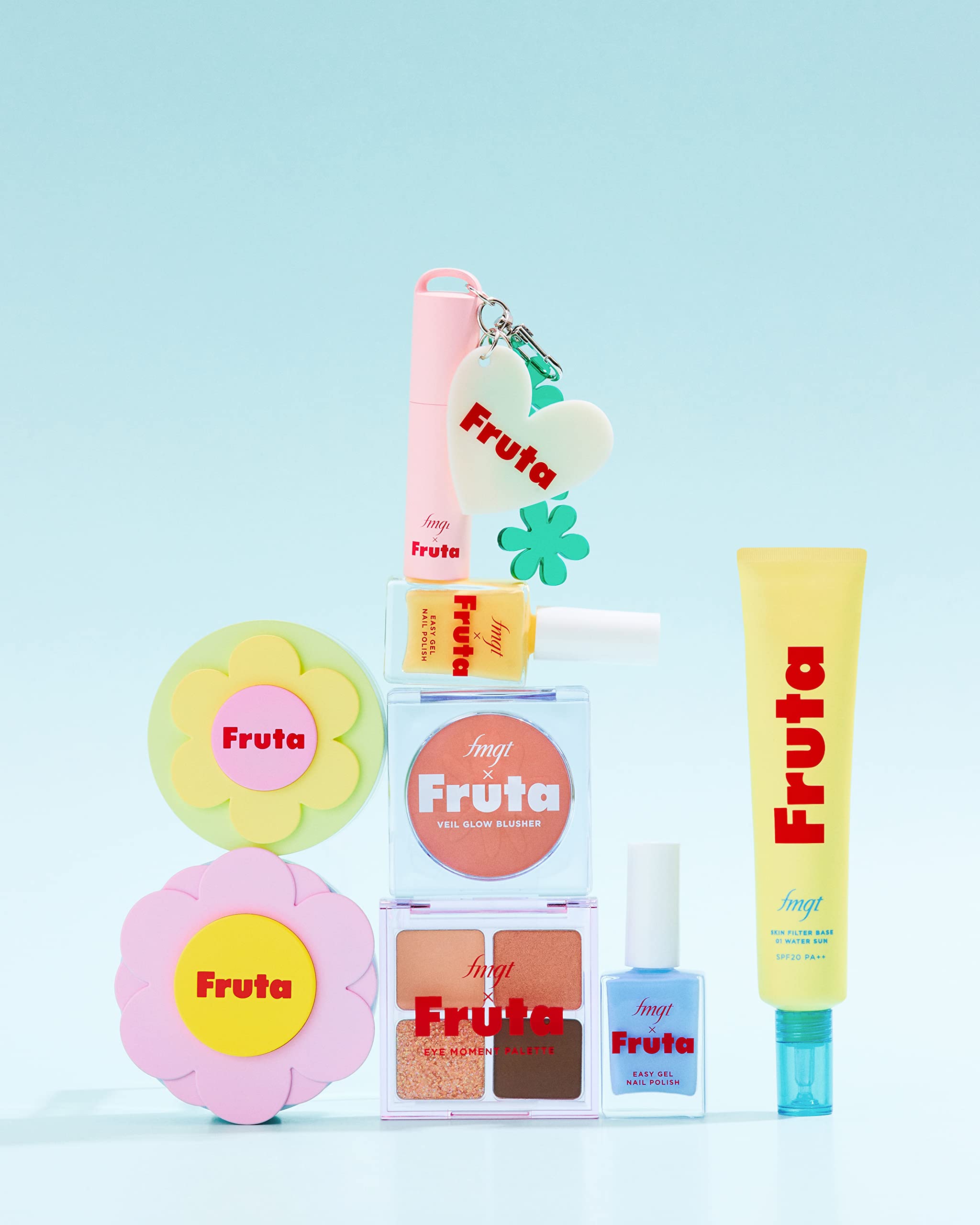 The Face Shop Fruta Easy Gel Nails Polish | Clear, Plump & Gel-like Finish | Easy Removal without Damage, K-Beauty