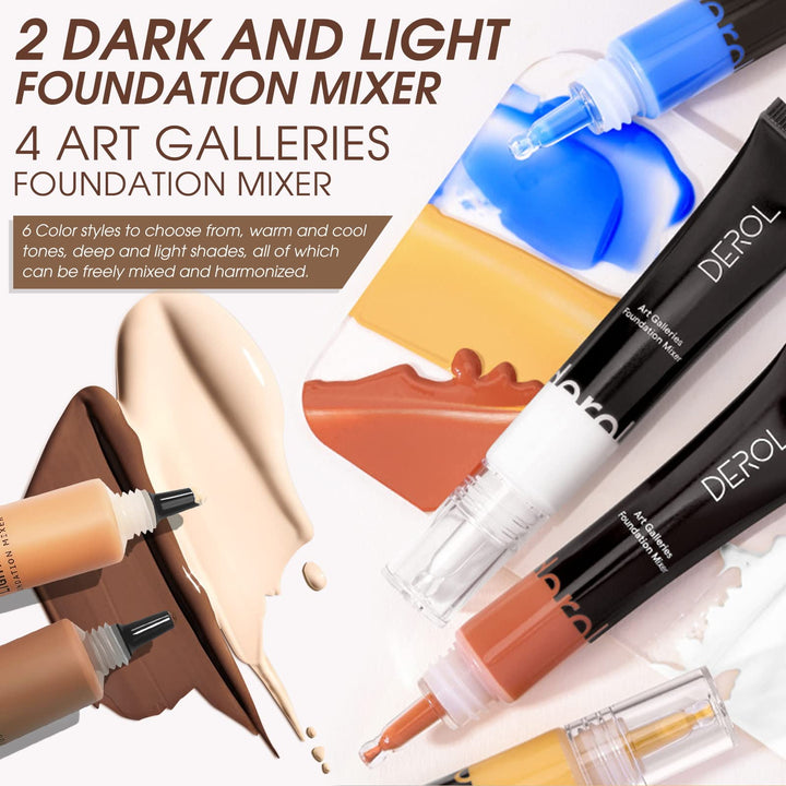 LOKFAR White Foundation Mixing Pigment for Adjusting Shade and Color Corrector, Blends Easily, White Color Corrector for Adjusting Foundation or Concealer from Deep to Shallow (01#)