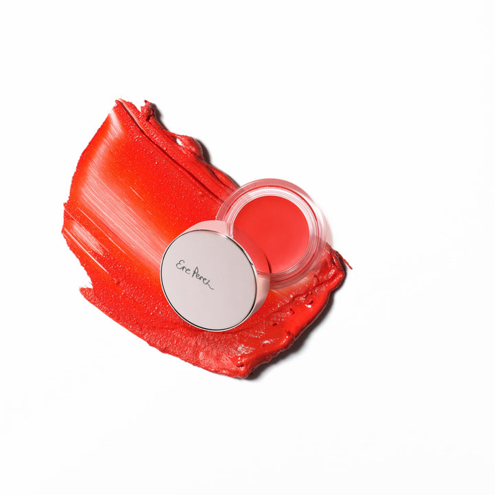 Ere Perez - Natural Carrot Color Pot - Vegan Lip + Cheek Tint (Hello (Poppy Flower))