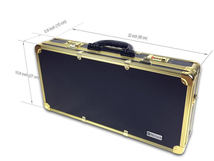 Barber box L22 xW3.9 xH10.6 inches golden color