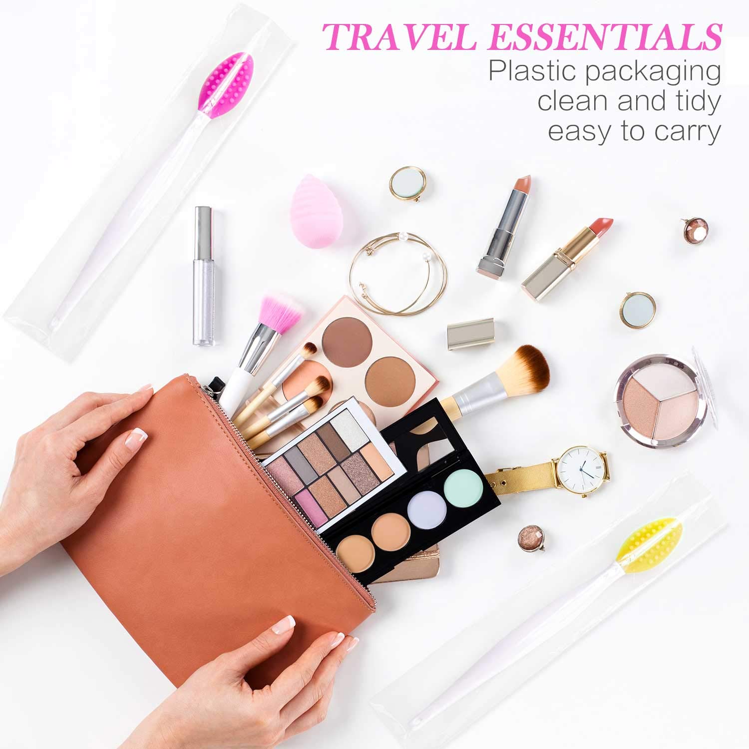 Silicone Exfoliating Lip Brush Double-sided Lip Brush Soft Cleaning Lip Brush Beauty Tool for Smoother Skin and Fuller Lip Appearance, 6 Colors (30)