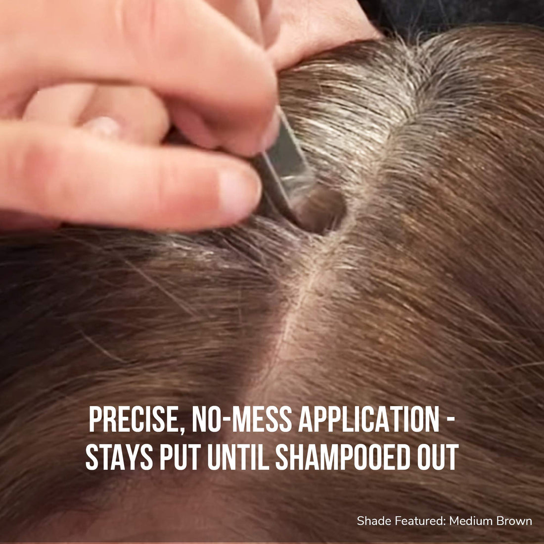 COLOR WOW Root Cover Up, Medium Brown – Instant Grey Coverage and Temporary Touch-Up, Water and Sweat Resistant, No mess Award-Winning Formula