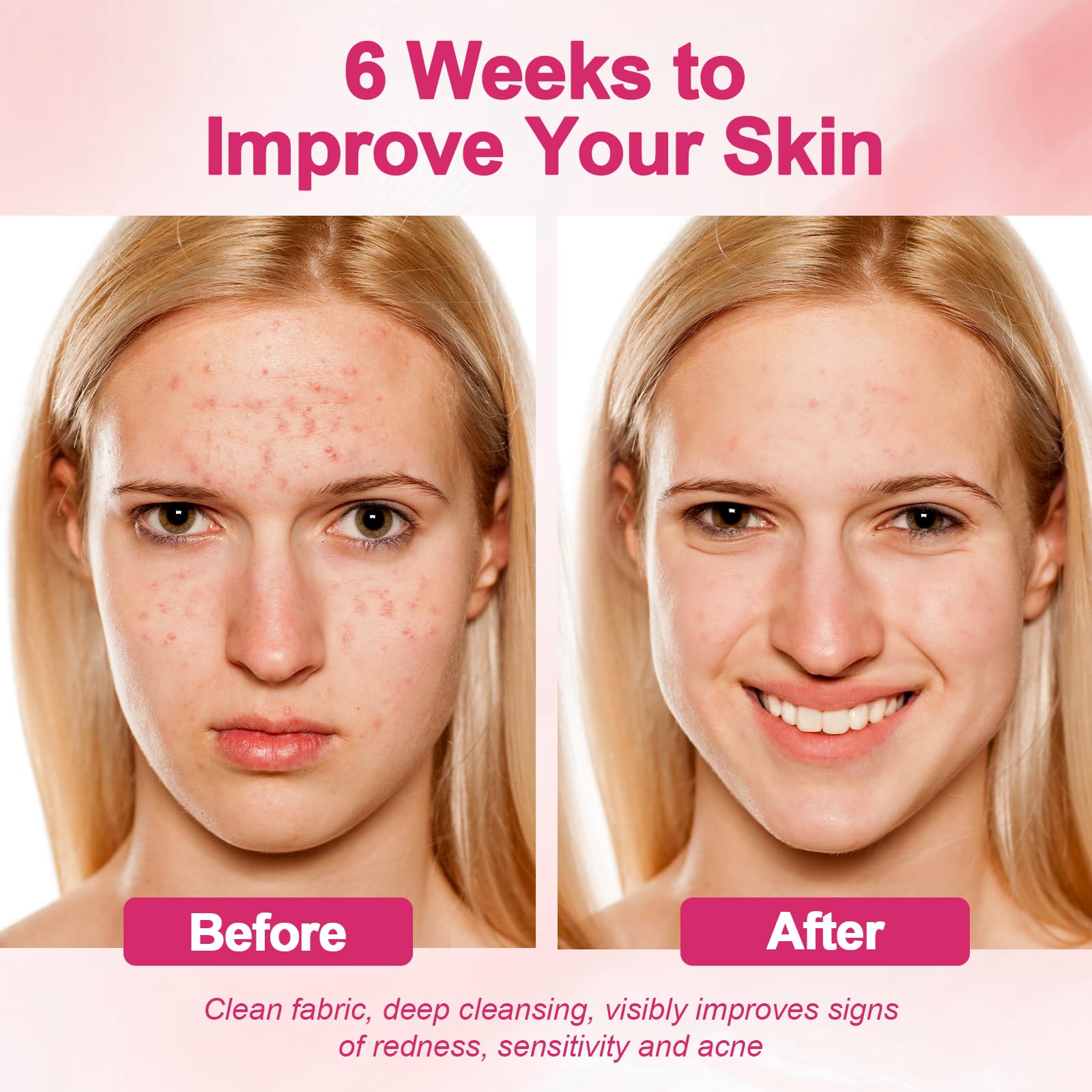 FACEMADE 60 Count XXL Disposable Face Towels 12 × 12, 100% USDA Biobased Face Towelettes Disposable, Clean Facial Towels for Makeup and Clean Skin, Super Soft and Thick Dry Wipes Club