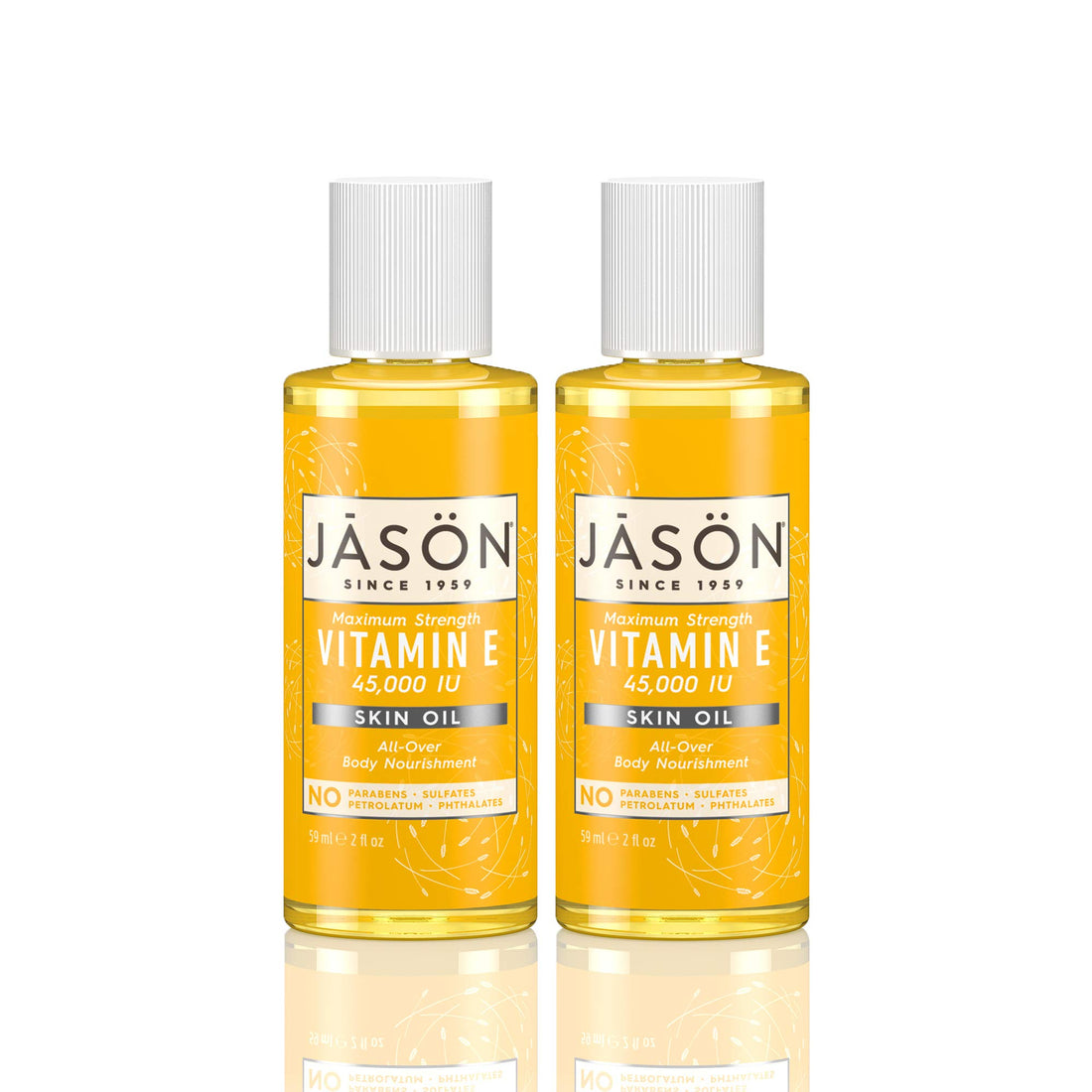 Jason Vitamin E Oil 45,000 IU, 2-Ounce Bottles (Pack of 2)