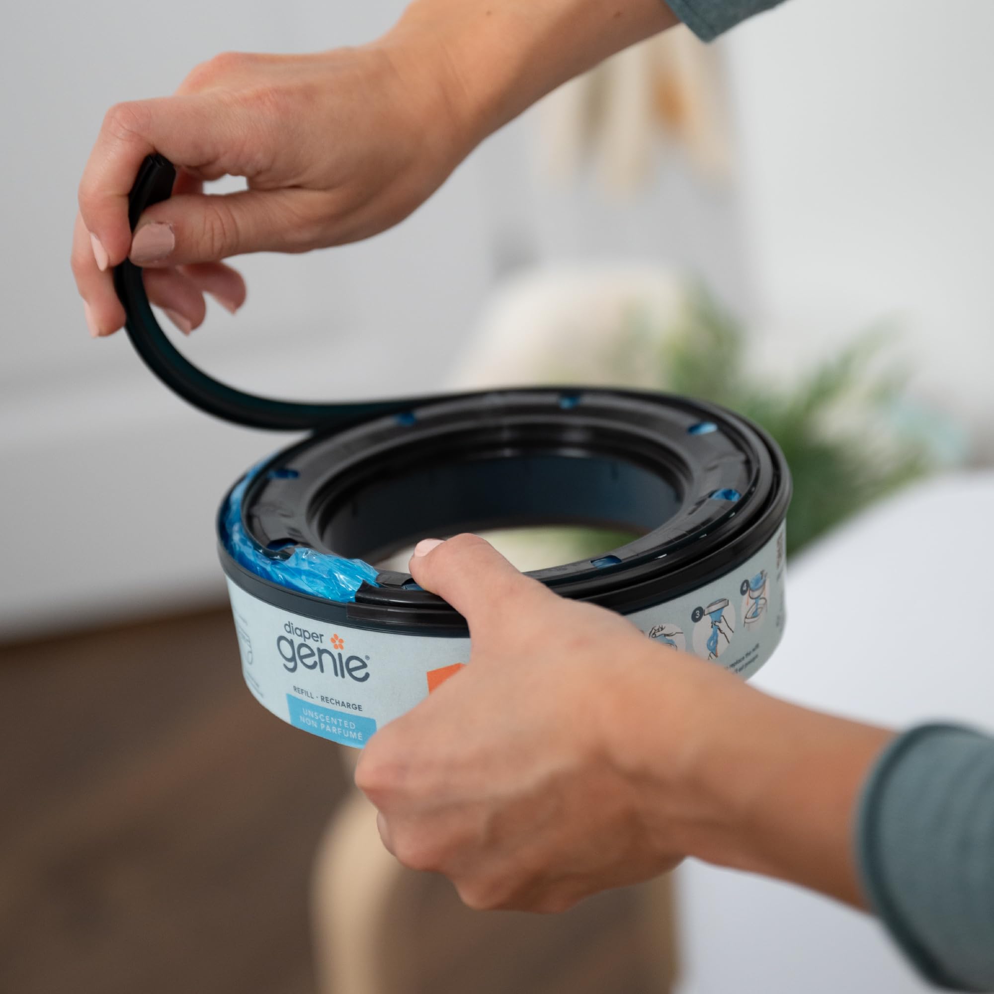 Diaper Genie Bags Refills 270 Count (Pack of 3) with Max Odor Lock | Holds Up to 810 Newborn Diapers