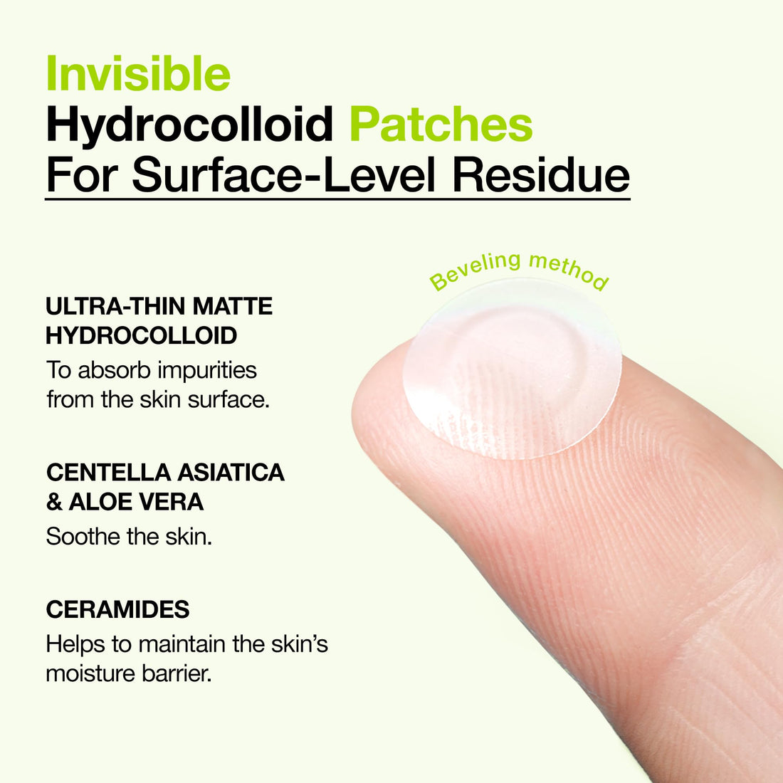 ANUA Ultra-Thin Spot Cover Patch, 2 Sizes invisible Hydrocolloid Patch for Face, Centella for area of concern, Slim Spot Stickers, Perfect coverage, Beauty & Facial Skincare Products (75 Counts)