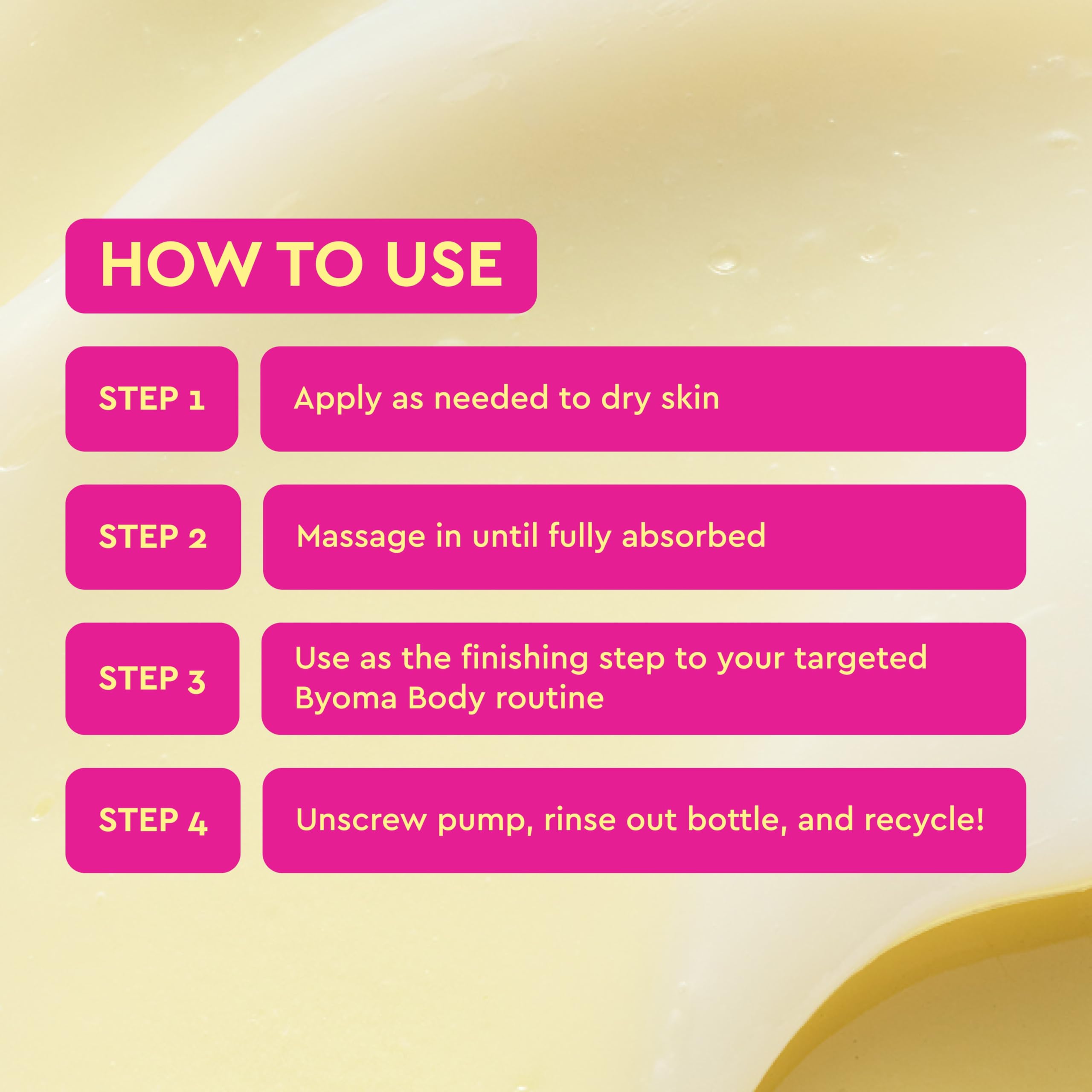 BYOMA Brightening Body Lotion - For Dull, Dehydrated Skin - Creamy Body Moisturizer with Niacinamide & Azelaic Acid - Brightens & Evens Skin Tone - Skin Barrier Repair - 16.9 fl oz