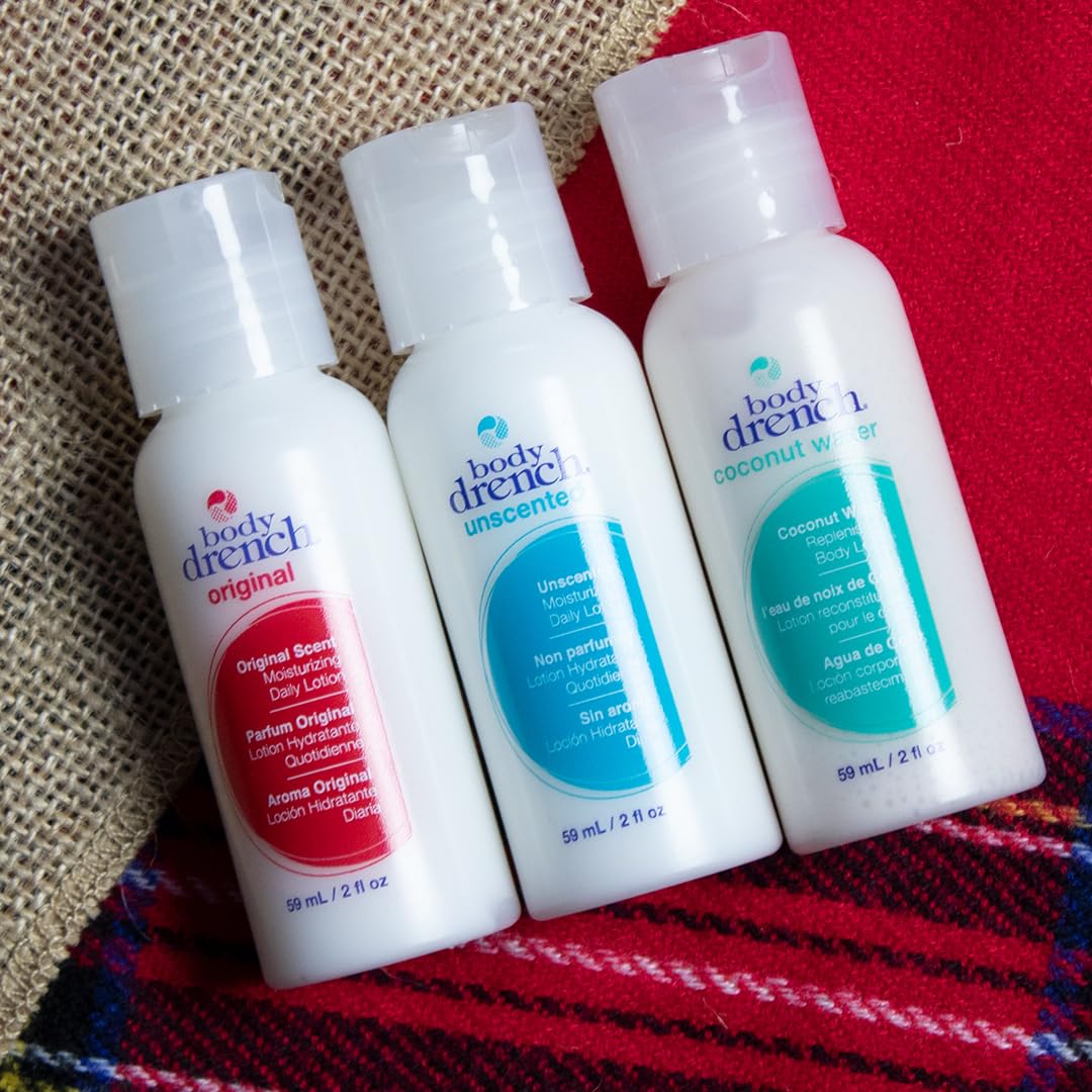 Body Drench Daily Moisturizing Body Lotion for All Skin Types, 2 Fl Oz