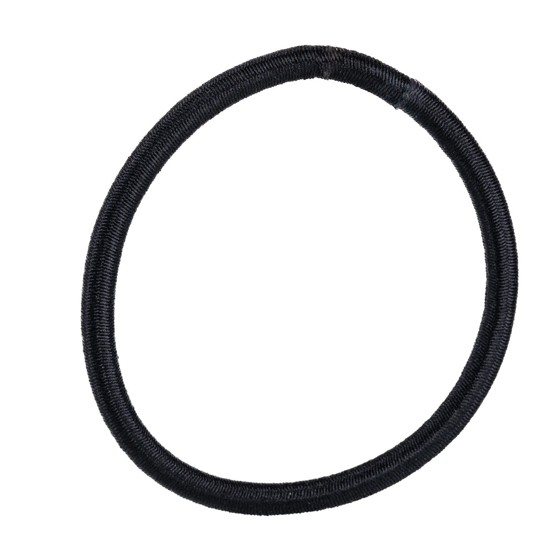 Amazon Basics Pony Tail Hair Ties - Black 4 MM Elastics for All Types, 32 Count