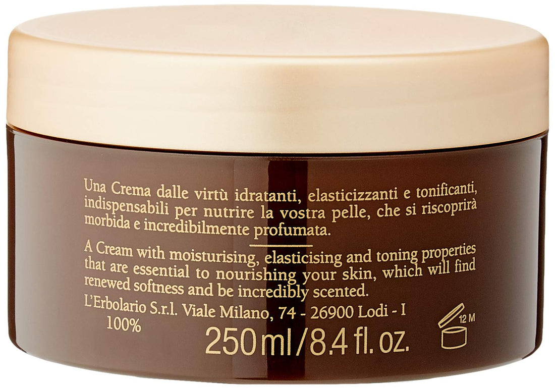 Ambraliquida (Liquid Amber) Perfumed Body Cream by L'Erbolario Lodi