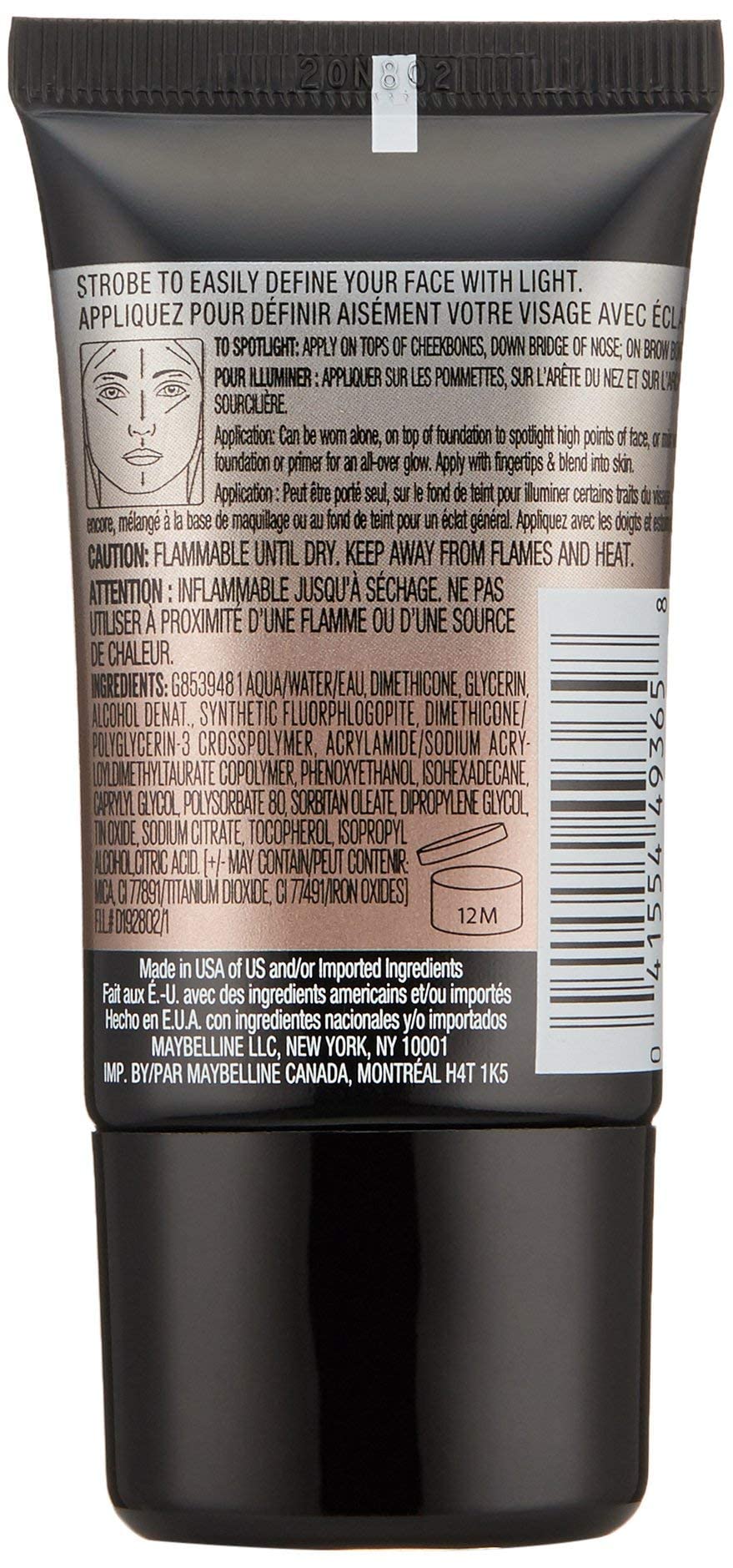 Maybelline New York Master Strobing Liquid Illuminating Highlighter, Light/Iridescent, 0.67 fl. oz.