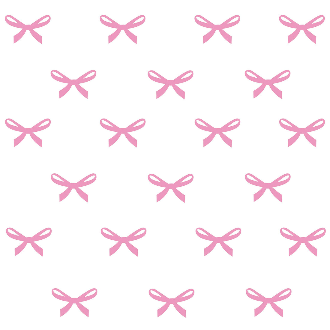 DXLING 48pcs Pink Ribbons Wall Stickers for Kids Room Princess Girl Bedroom Pink Bow Wall Decals Removable Vinyl DIY Mural Stickers A407 (Light Pink)