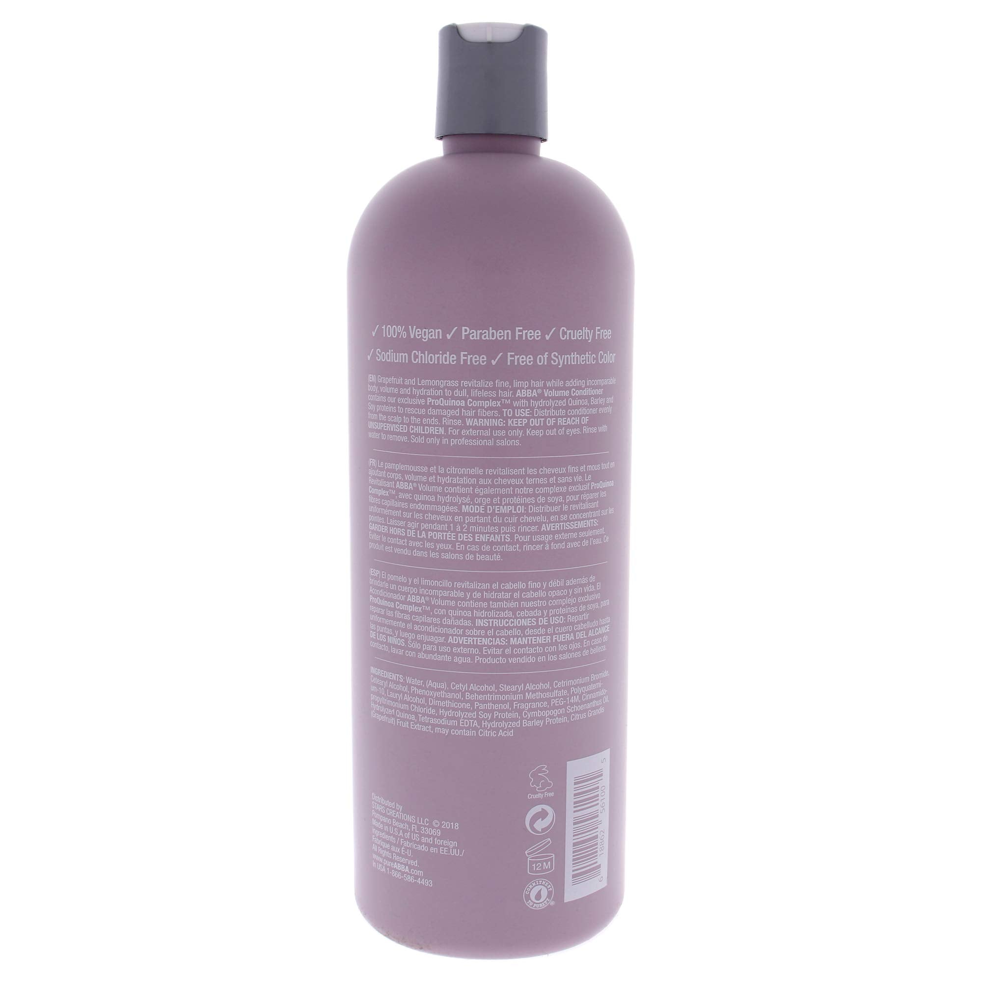 Volumizing Thickening Conditioner ( For Fine Limp Hair ) - ABBA - Hair Care - 1000ml/33.8oz